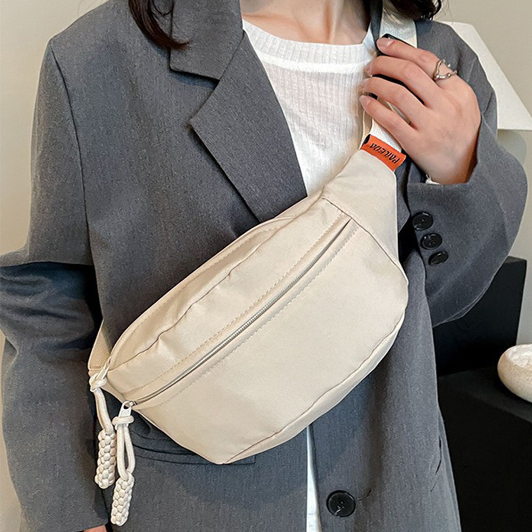 Full Color Sport Crossbody Zipper Fanny Pack