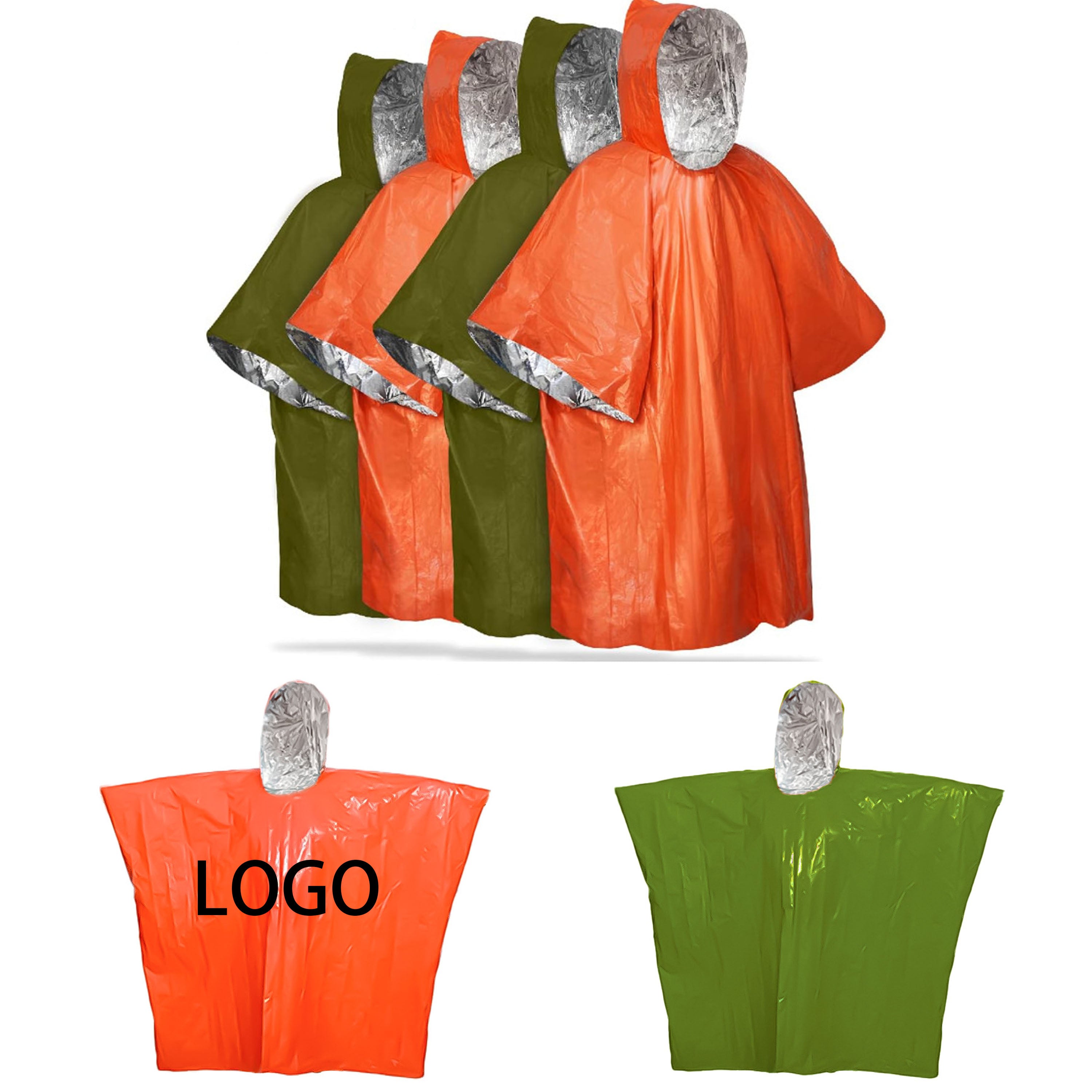 Emergency Saving Raincoat Warm Survival Blanket