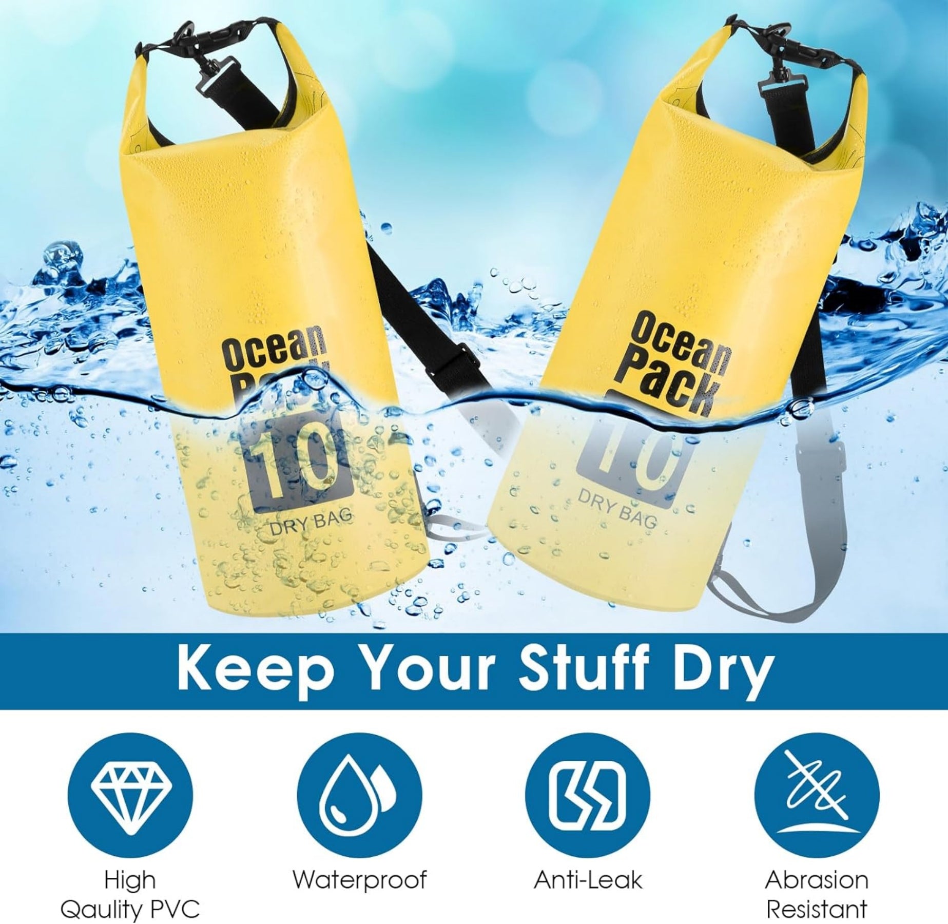 Waterproof Dry Bag - 10 L