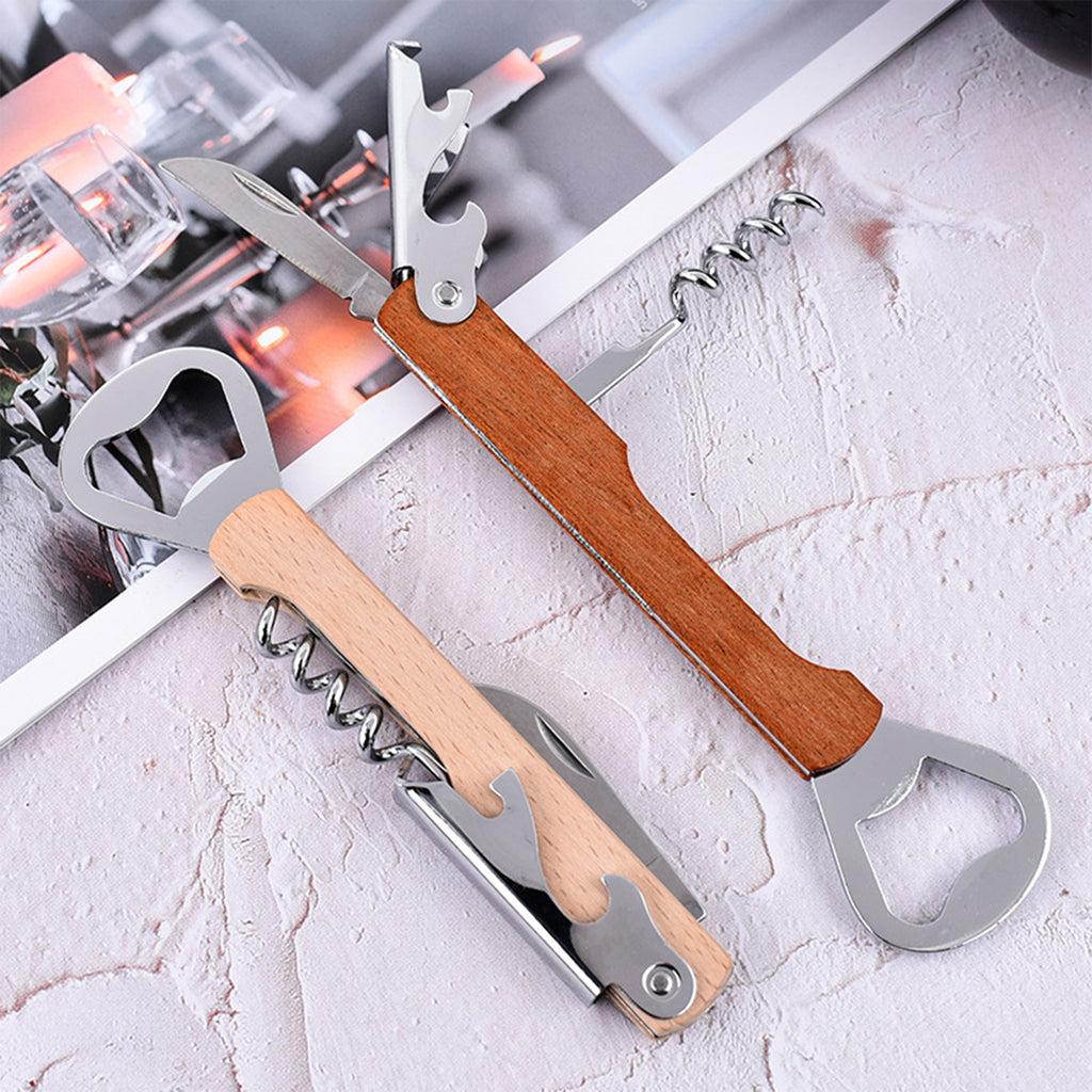 Multi-Function Stainless Steel Wine Opener