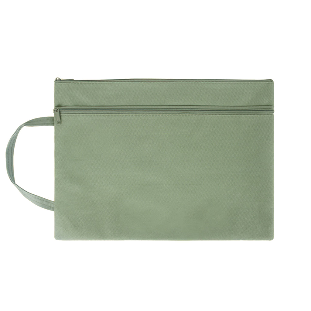 A4 File Double Layer Zipper Bag
