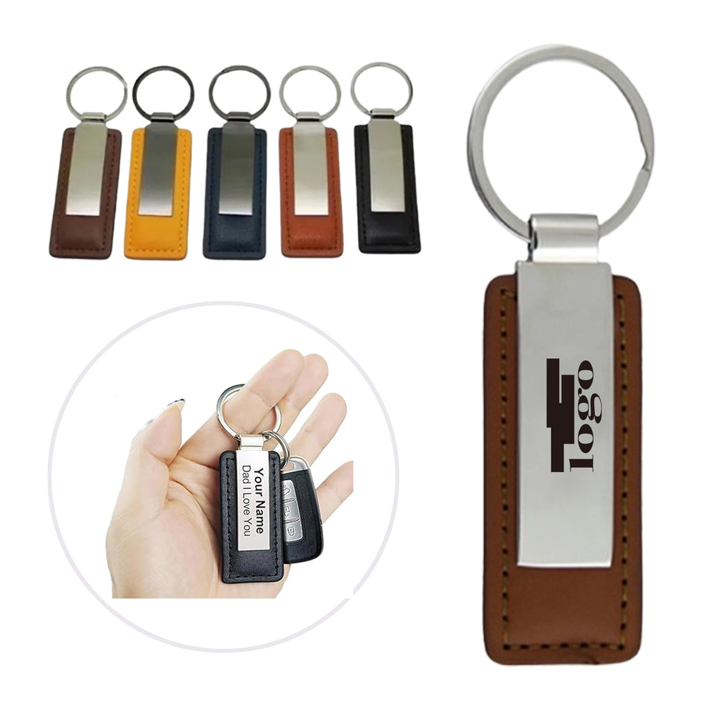 Leather Car Keychain