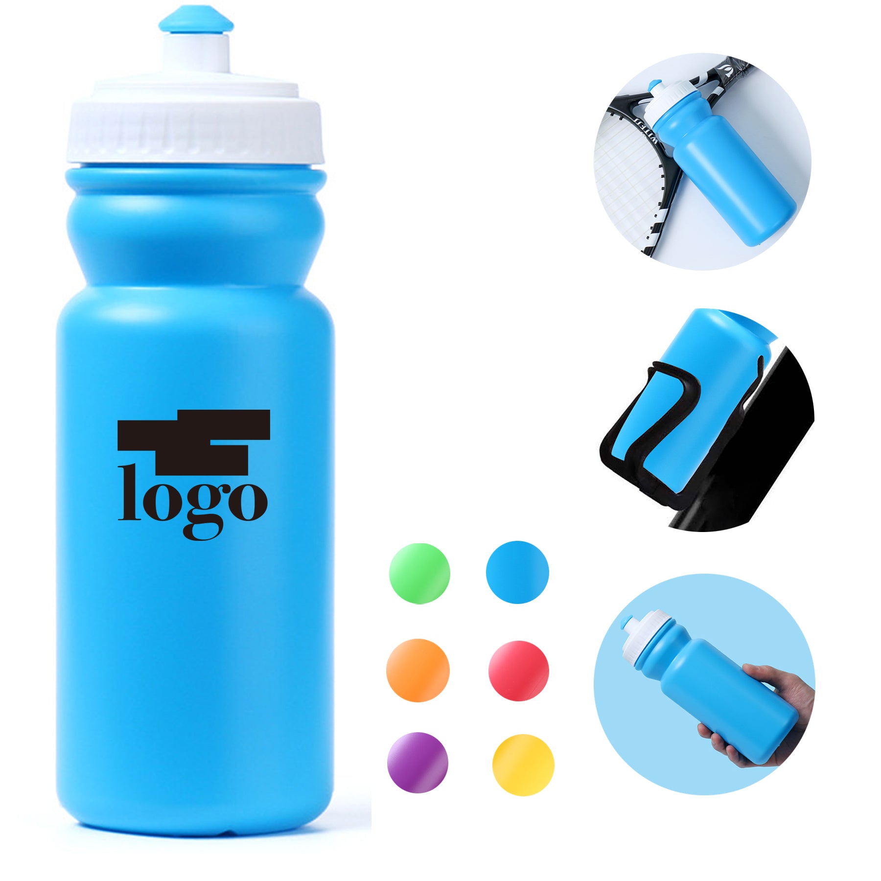 Squeezable Bicycle Riding Water Bottle