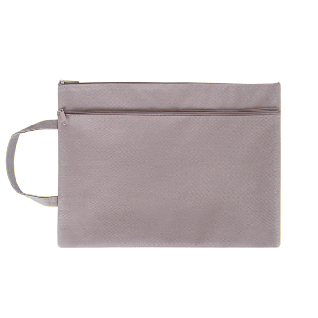 A4 File Double Layer Zipper Bag