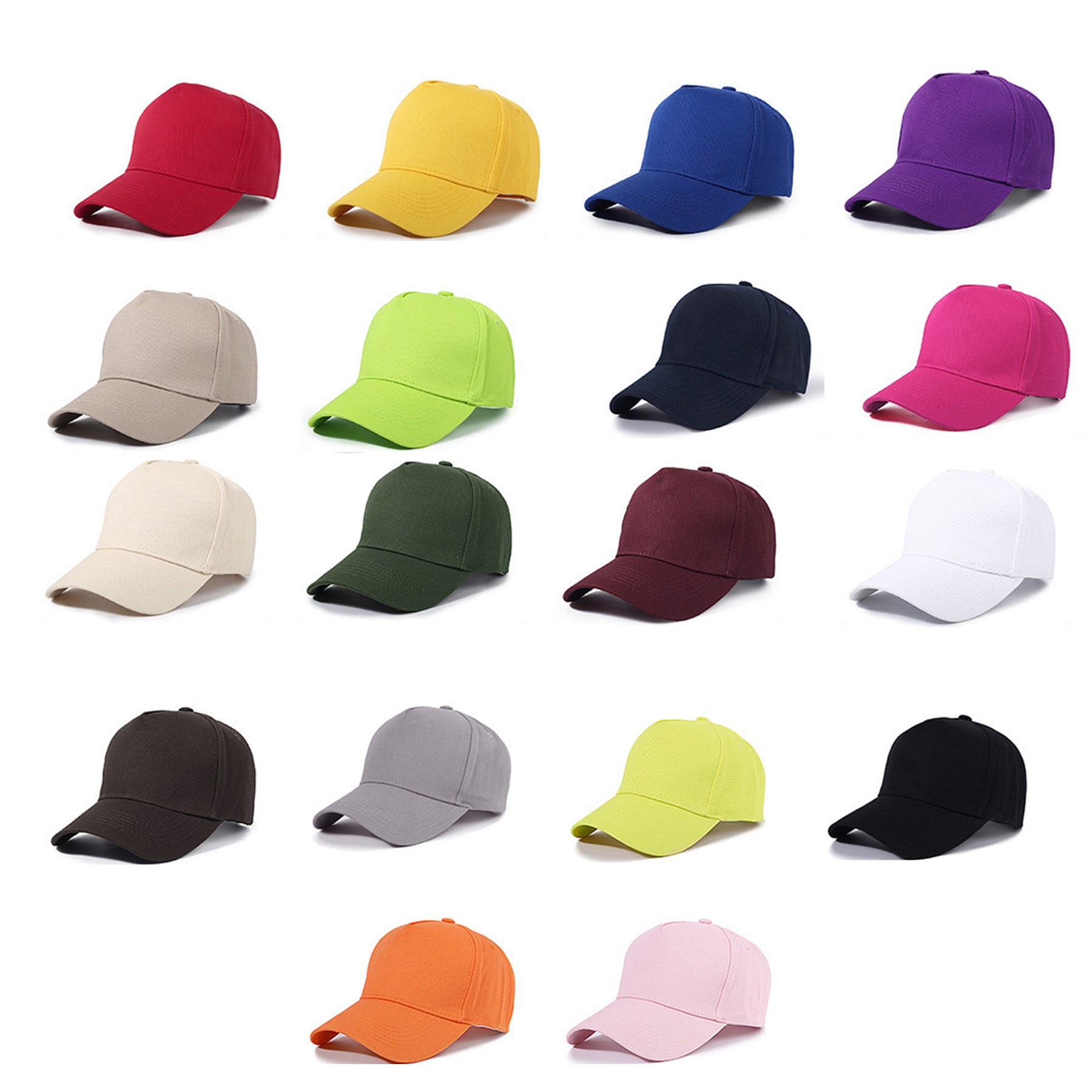 Cotton Baseball Cap w/ Buckle