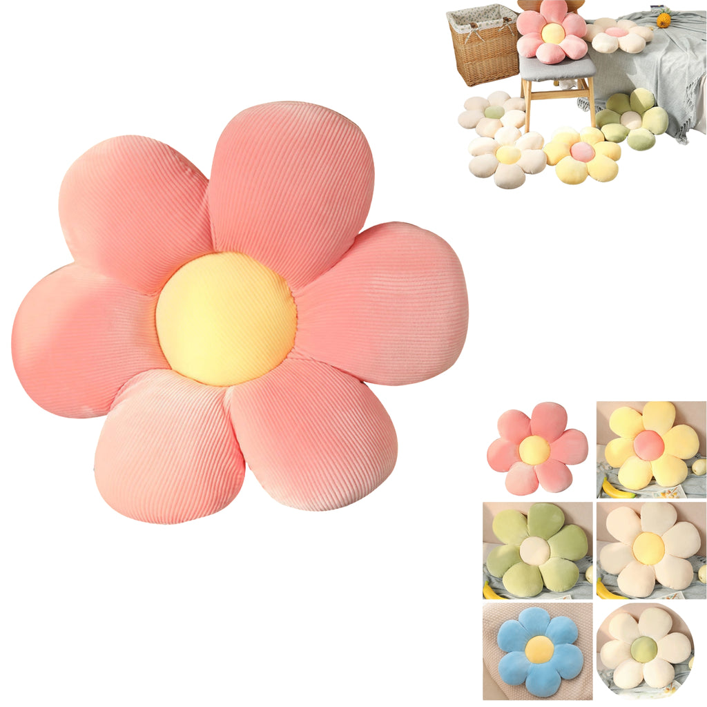 Sunflower Floor Cushion Memory Foam Washable Seat Pad