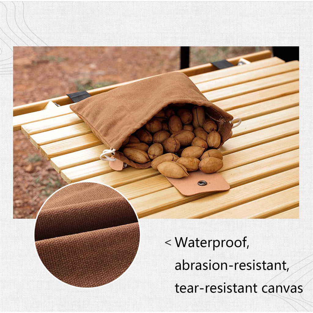 Outdoor Waist Mounted Folding Canvas Storage Toolkit