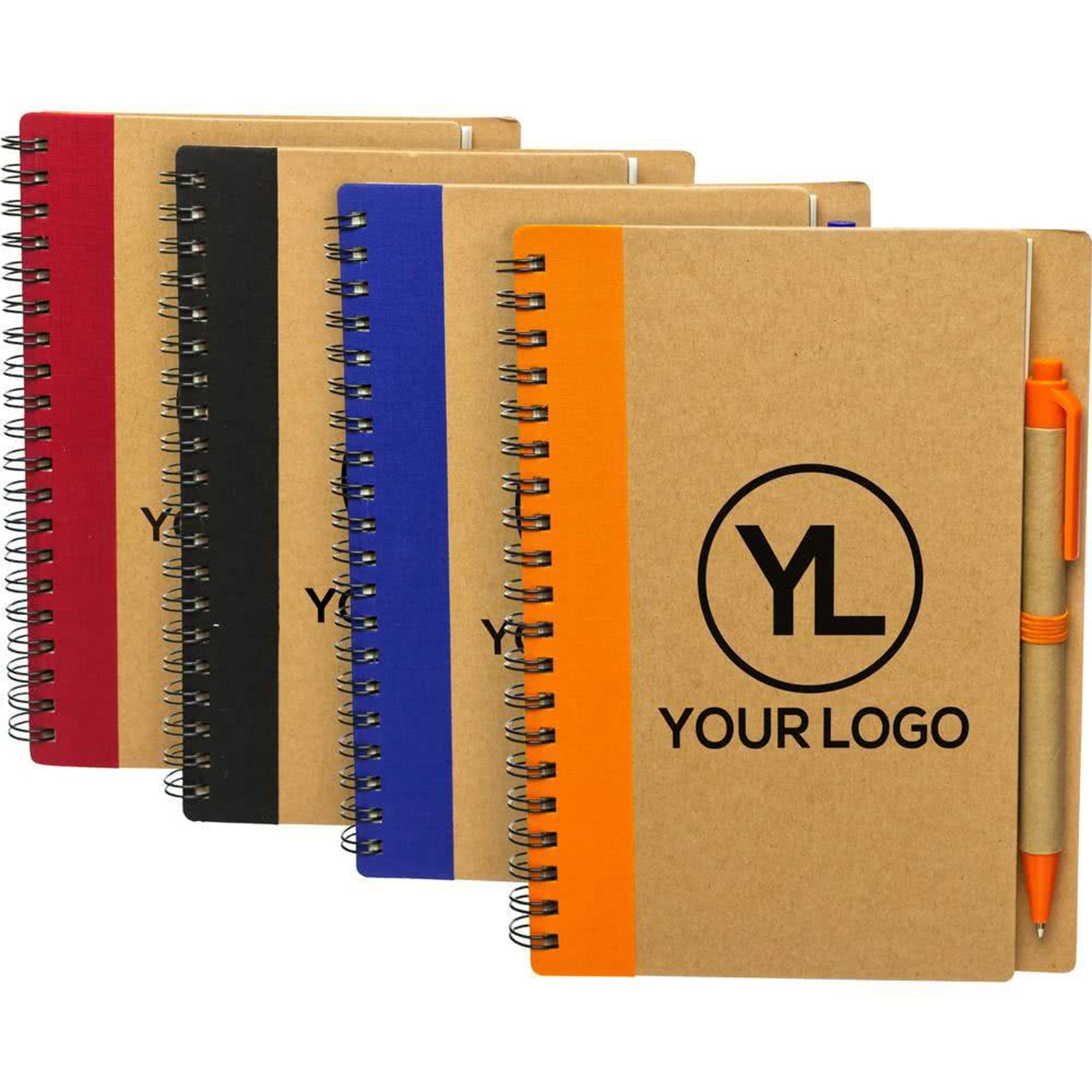 Eco-Friendly Spiral Kraft Cover Notebook
