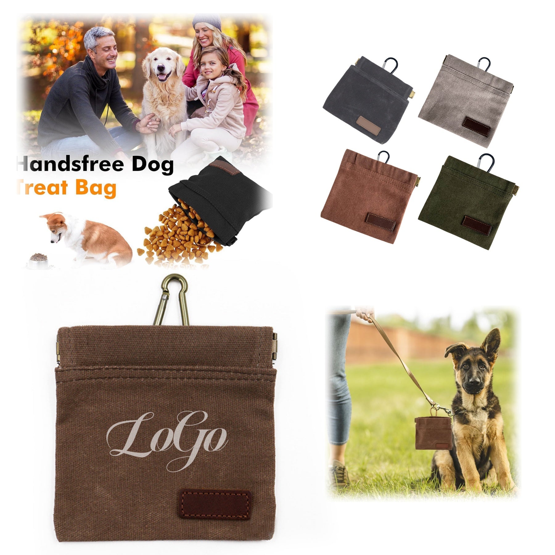 Portable Pet Snack Bag For Walks