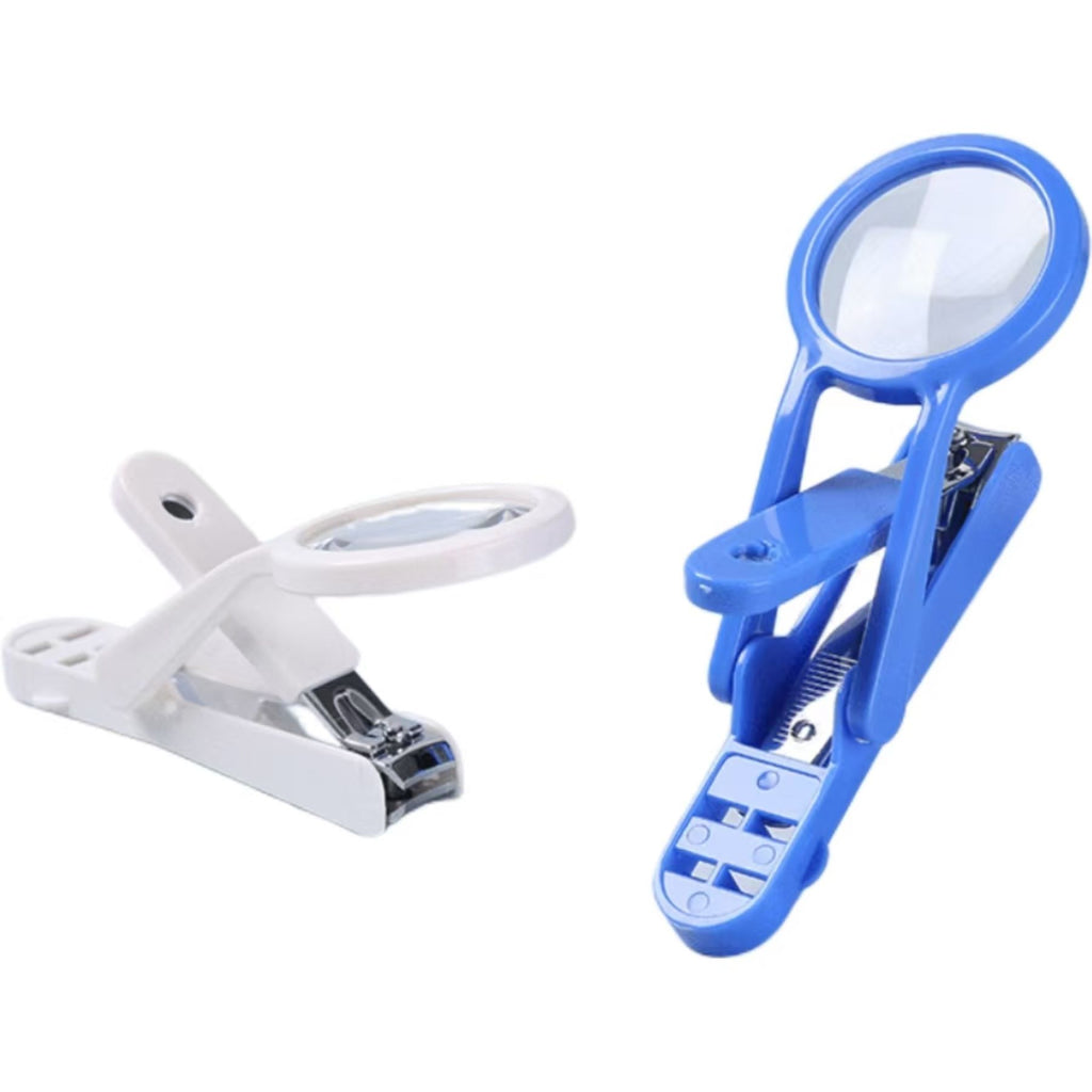 Magnifying Glass-Equipped Nail Clippers
