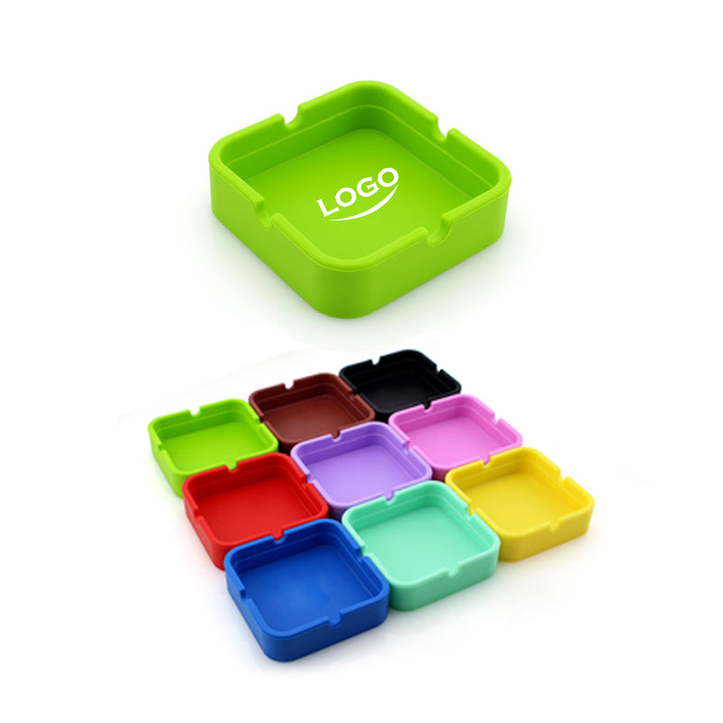 Square Silicone Ashtray