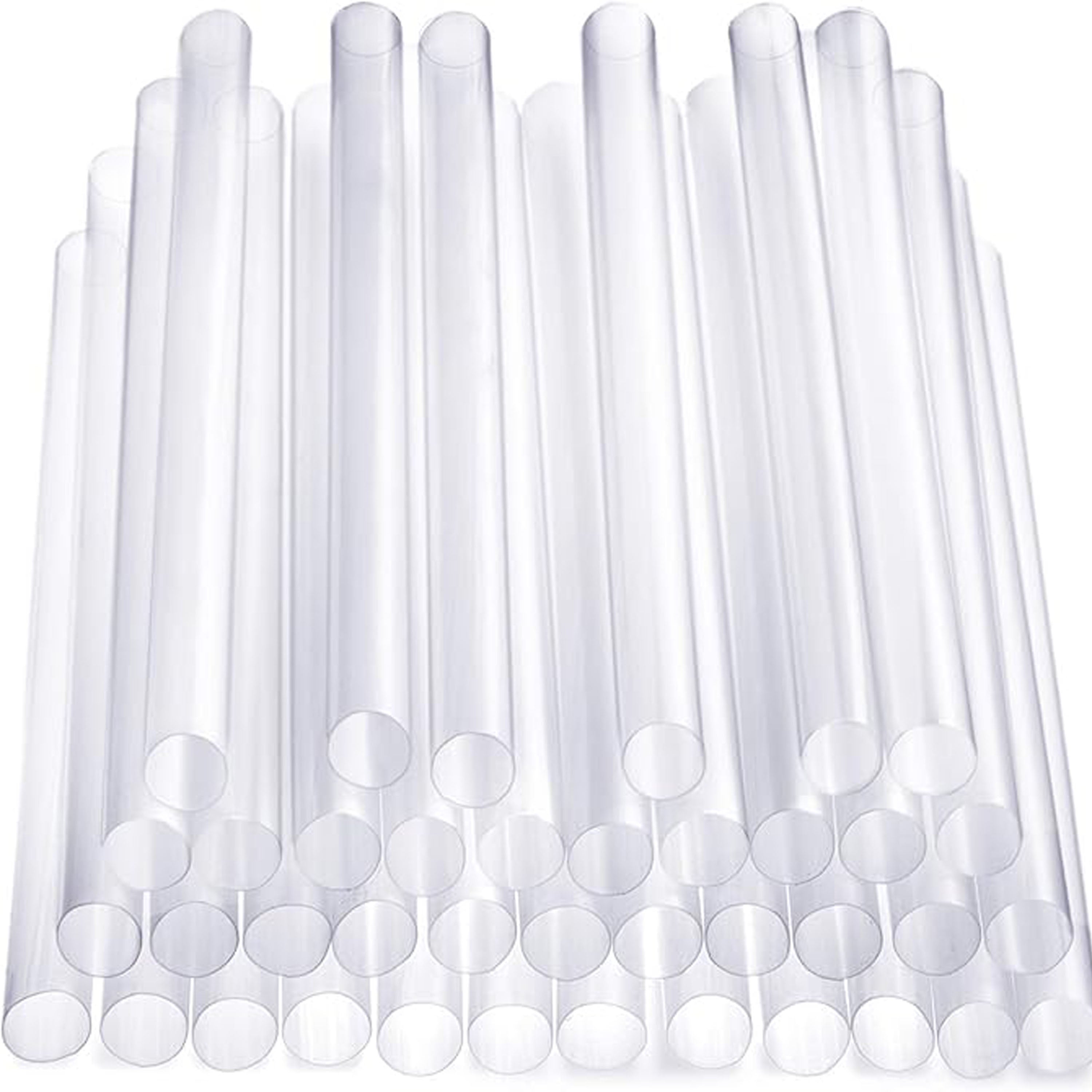 Pack Of Ten Multi-Color Beverage Straws