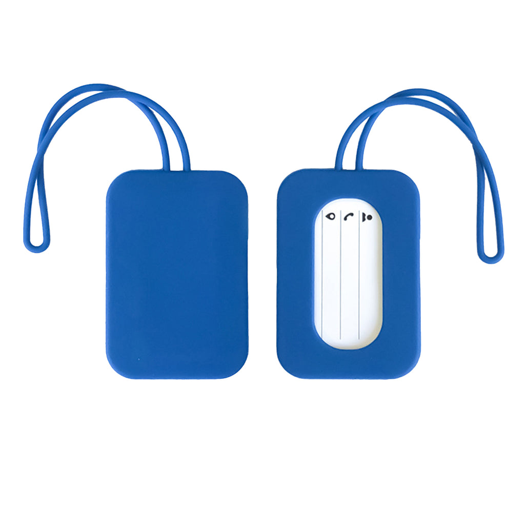 Silicone Luggage Tag with Name ID Card