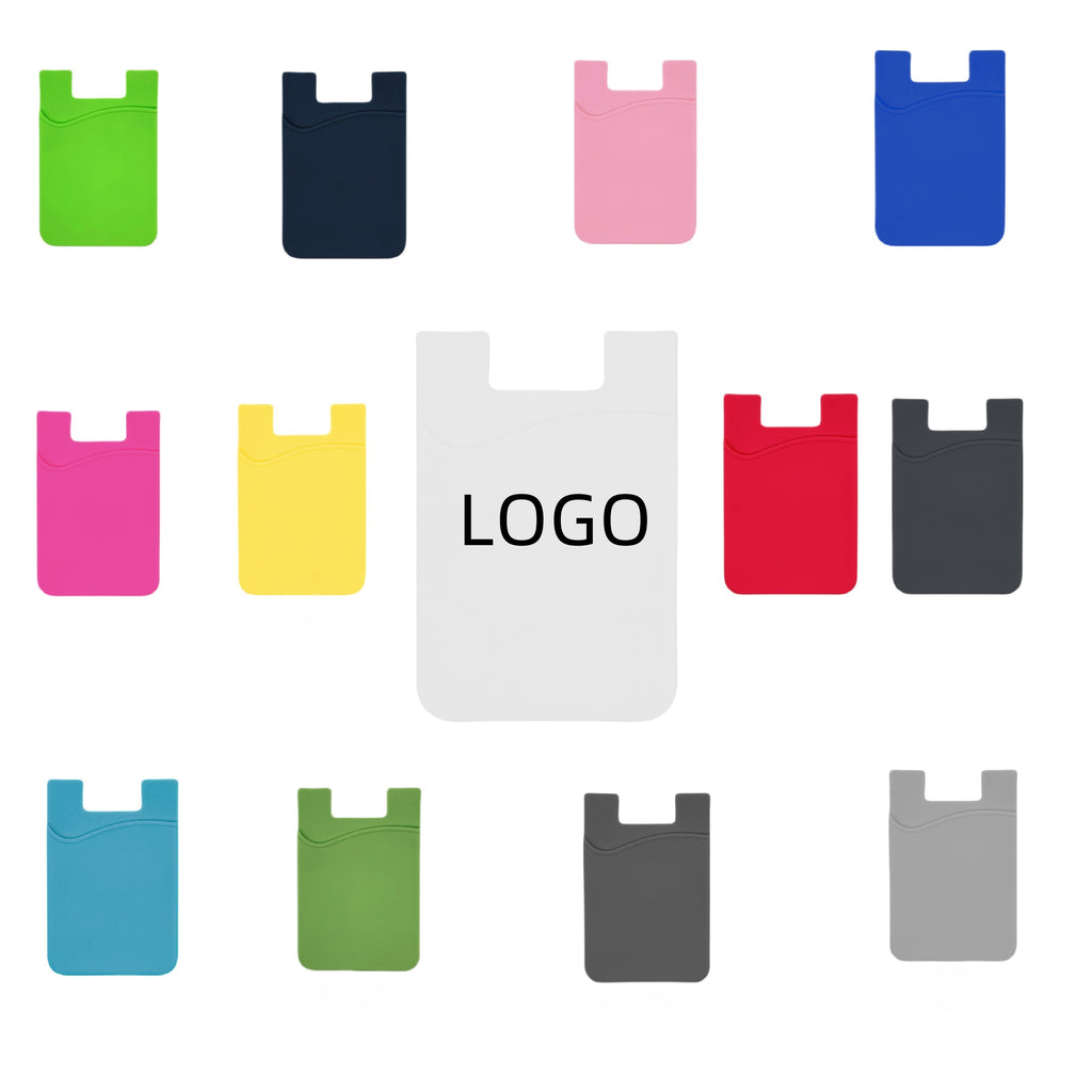 Silicone Cell Phone Sleeve With Adhesive Backing