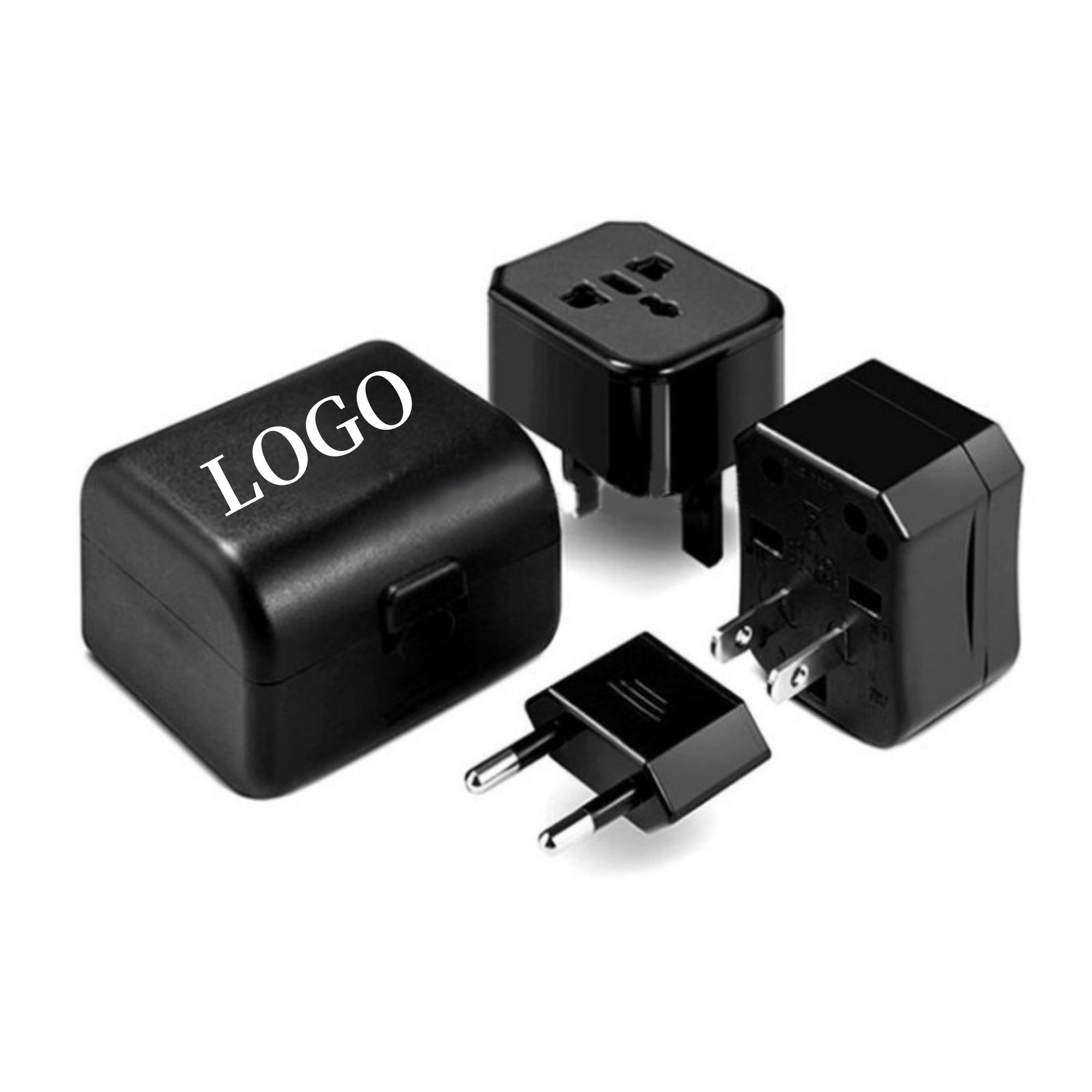 Universal Travel Adapter with Storage Case