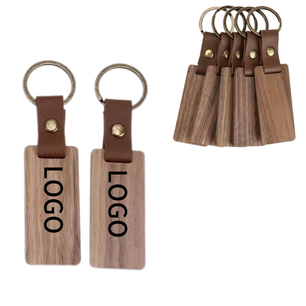 Black Walnut Wood Keychain