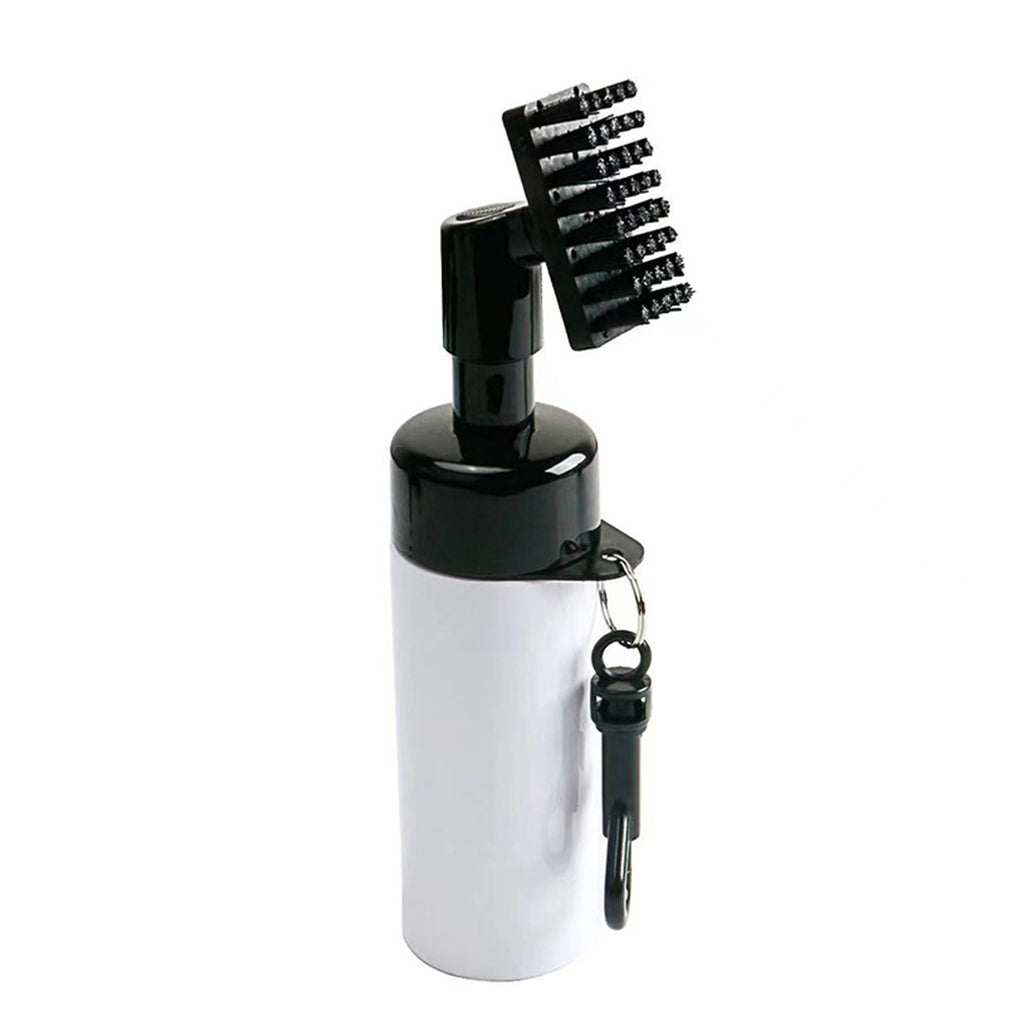 Press Type Golf Club Spray Cleaning Brush