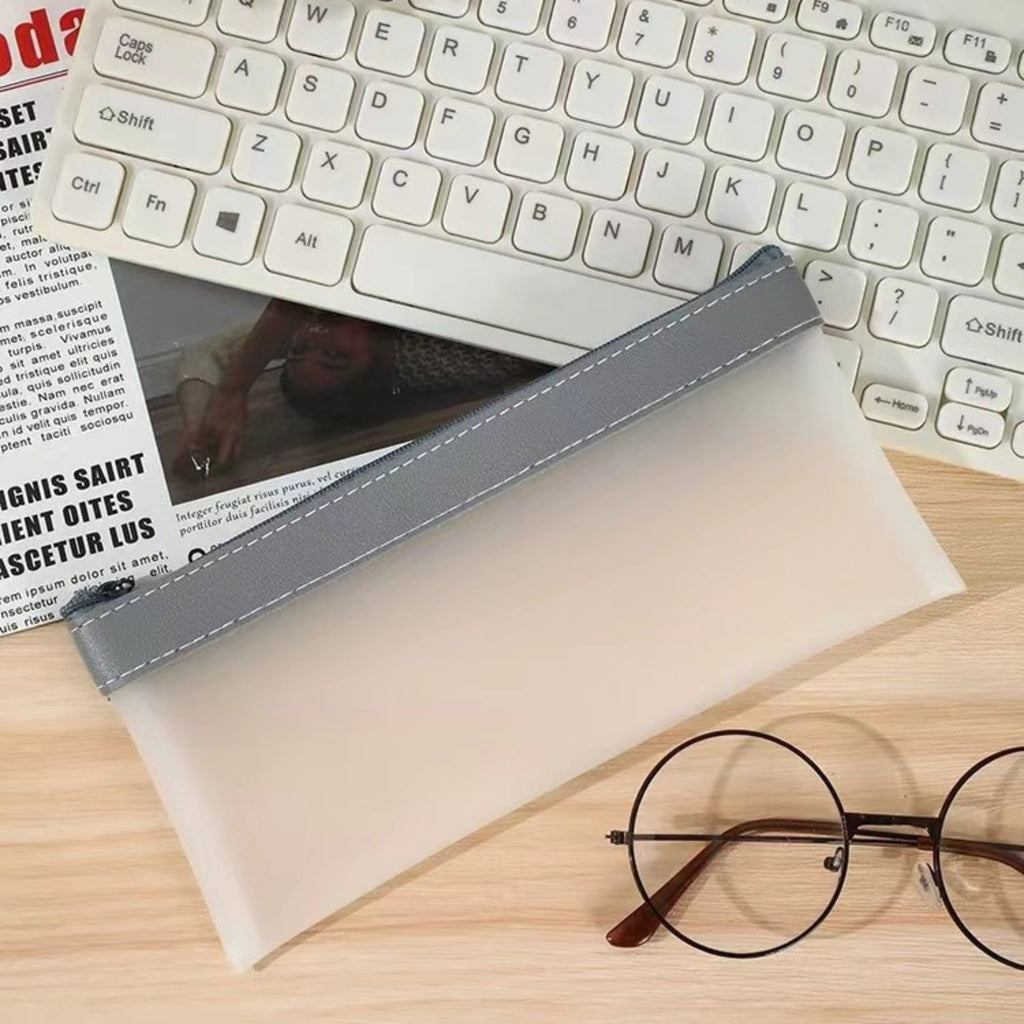 Frosted Transparent Pencil Case