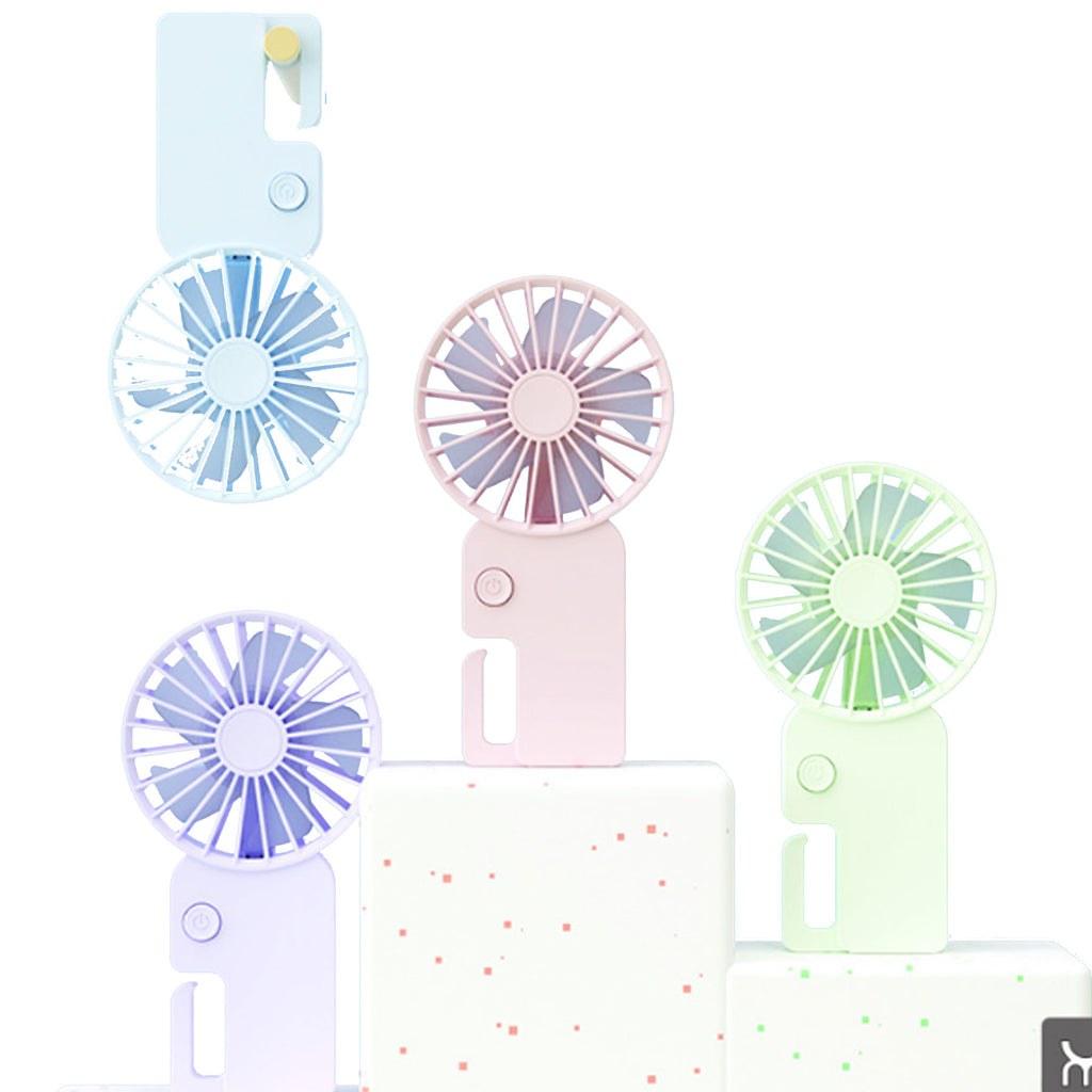 Portable Handheld Fan With Hook