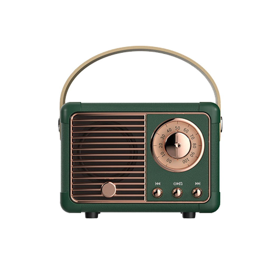 Retro Mini Plug-In Card Radio Portable Wireless Speaker