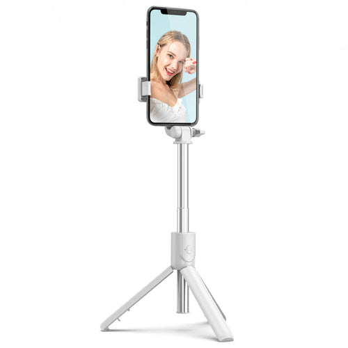 Adjustable Bluetooth Cell Phone Photo Tripod Selfie Stick