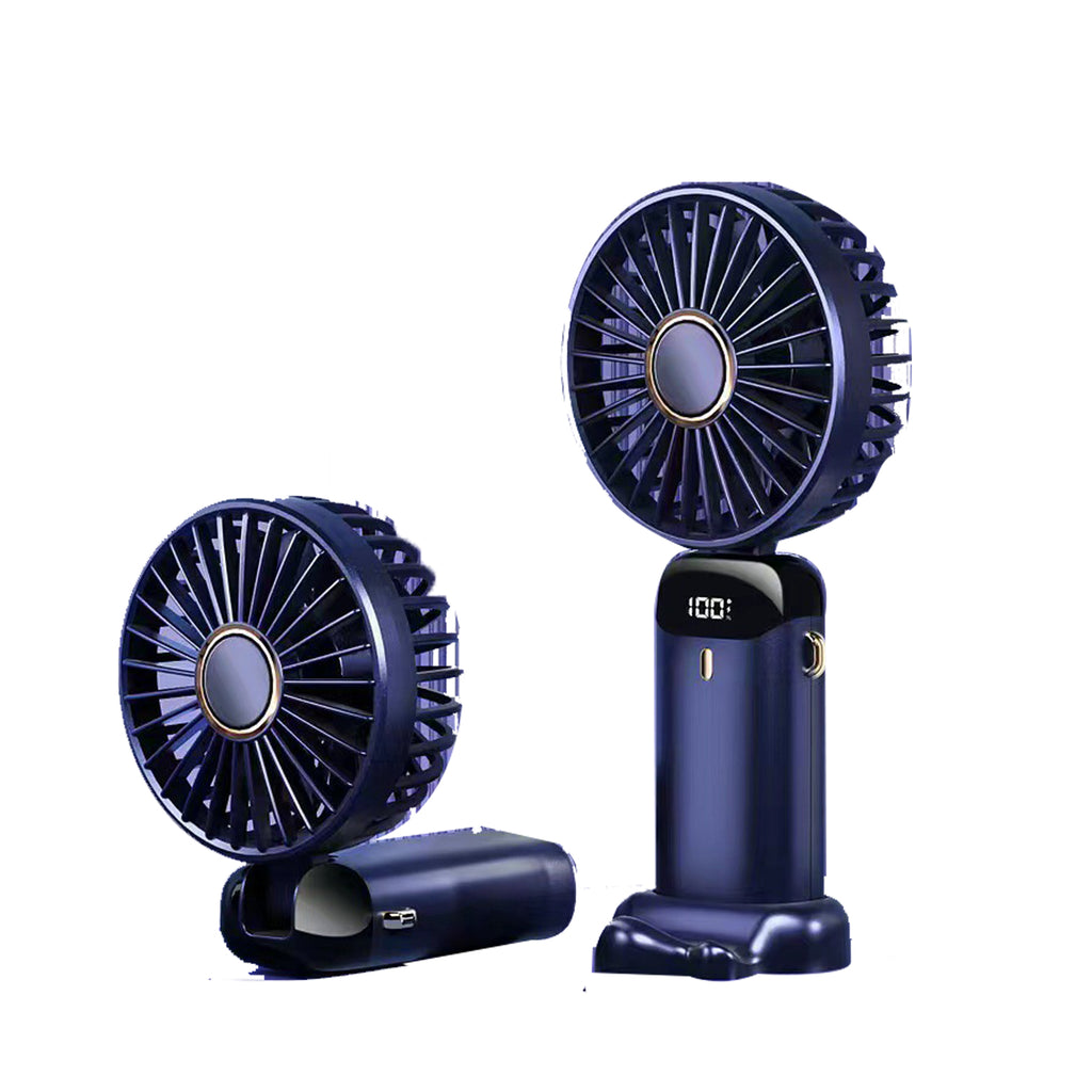 New Handheld Digital Folding Aromatherapy Desktop Mini Portable Fan