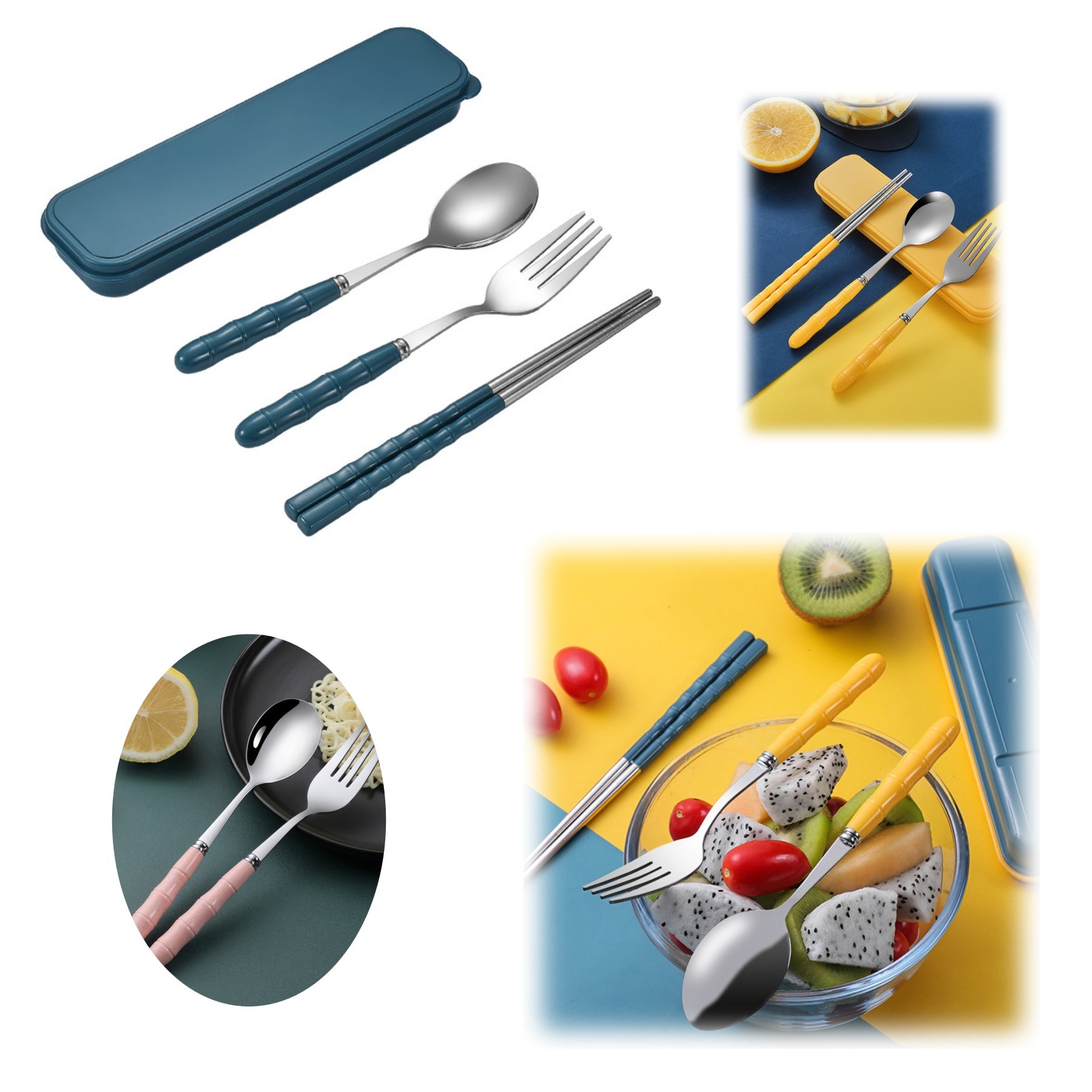 Portable Stainless Steel Cutlery Set