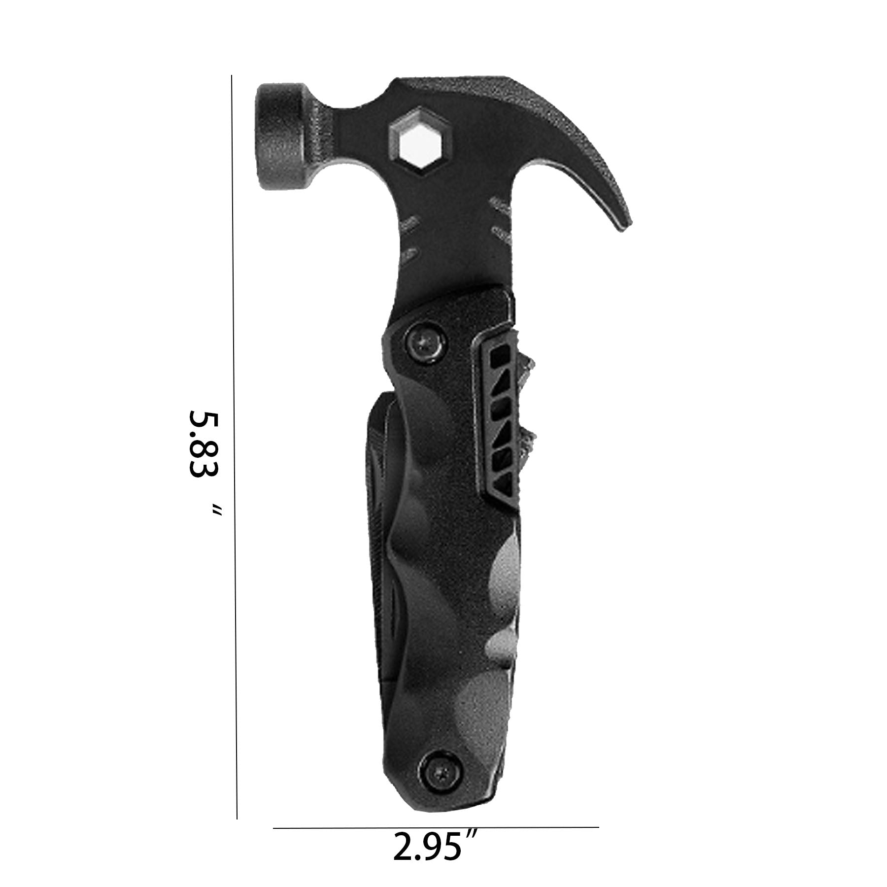 Outdoor Portable Multi-Function Folding Claw Hammer
