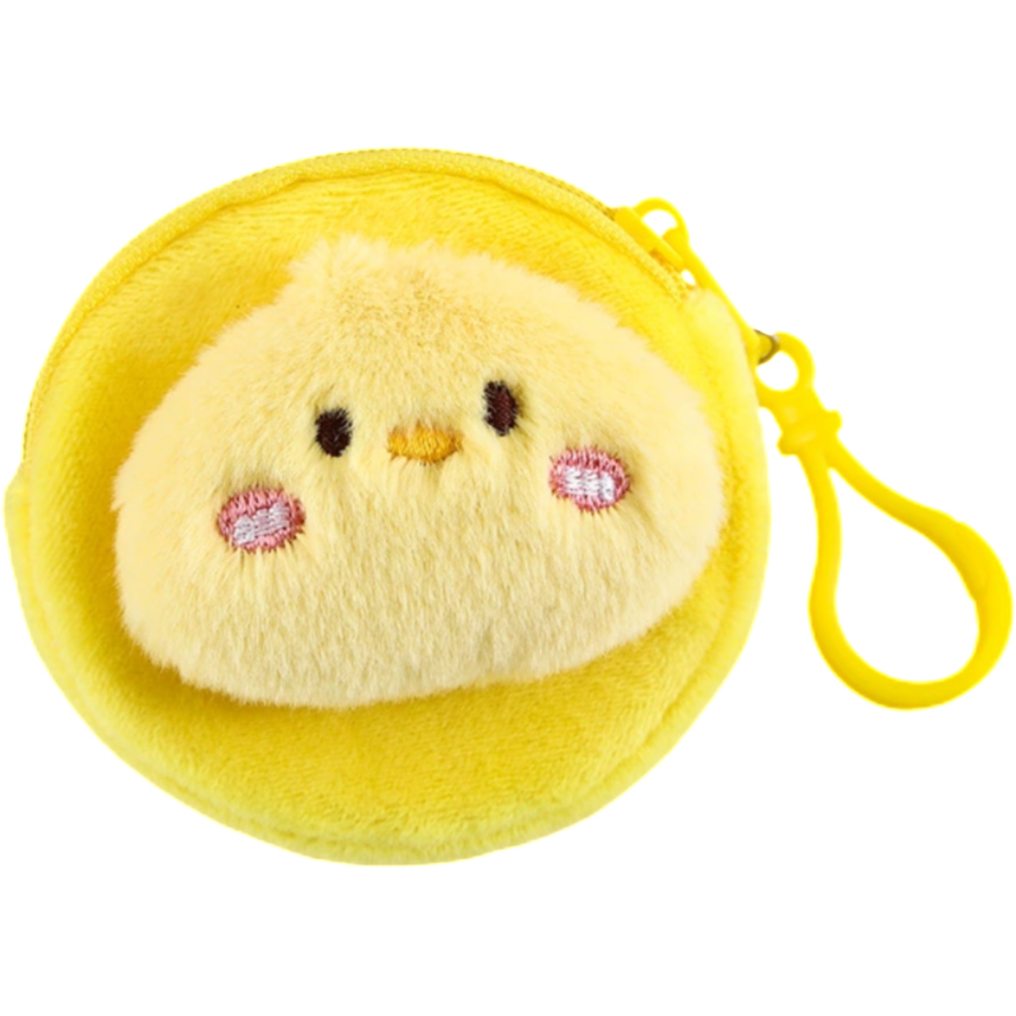 Plush Coin Pouch With A Keychain
