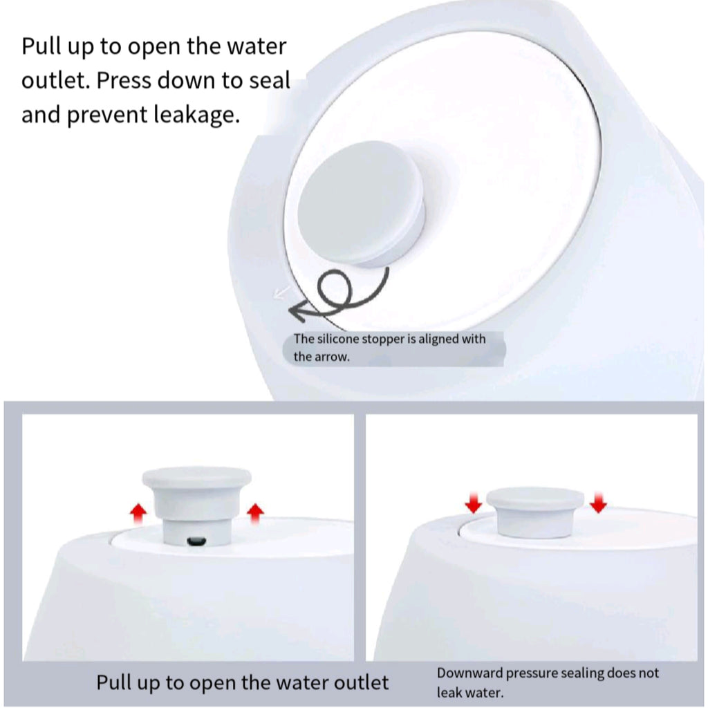Portable Silicone Dog Water Bottle With Built - In Bowl For Daily Walks