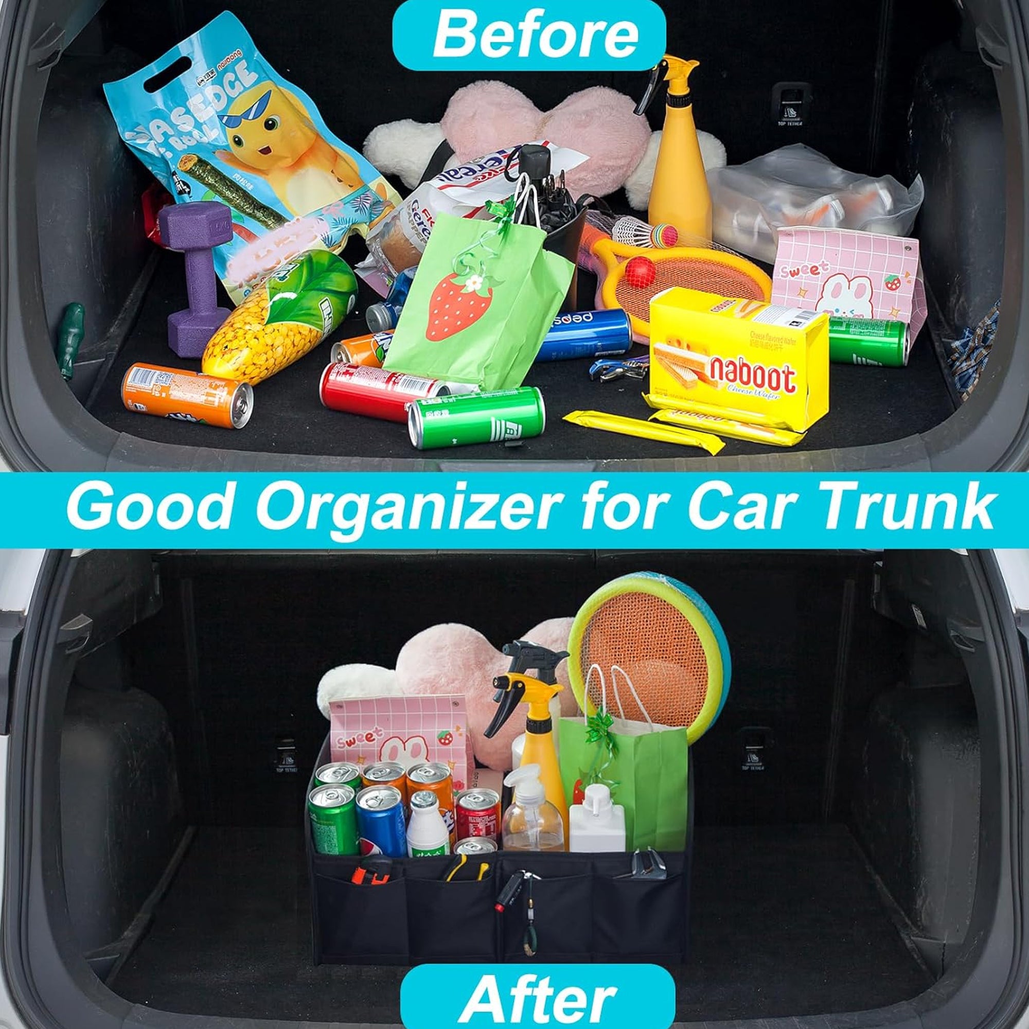 Car Trunk Organizer And Storage