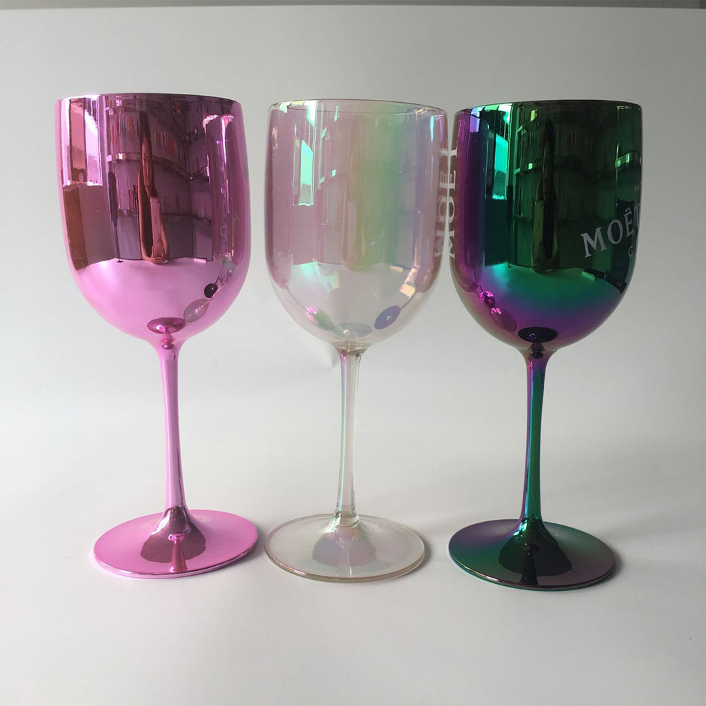 Plastic Stemmed Wine Glass