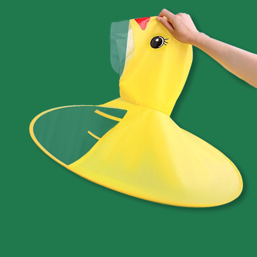 Little Yellow Duck UFO - shaped Kids' Raincoat