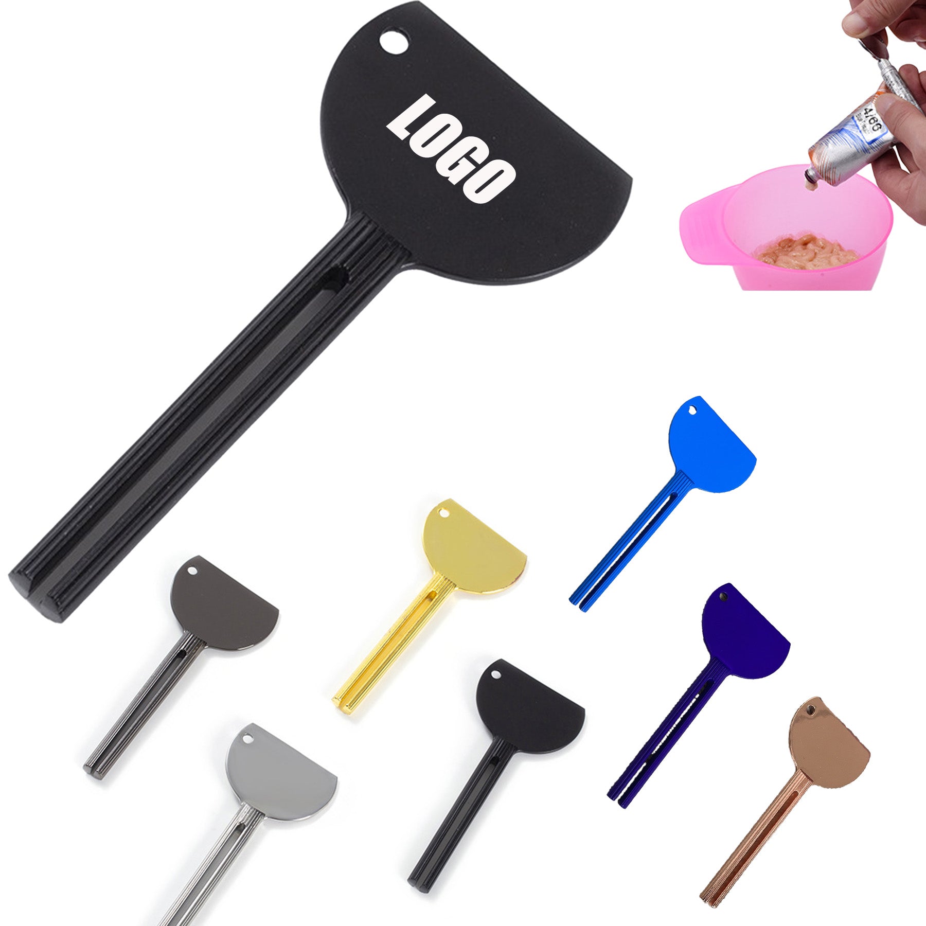 Manual Rotary Zinc Alloy Paste Squeezer