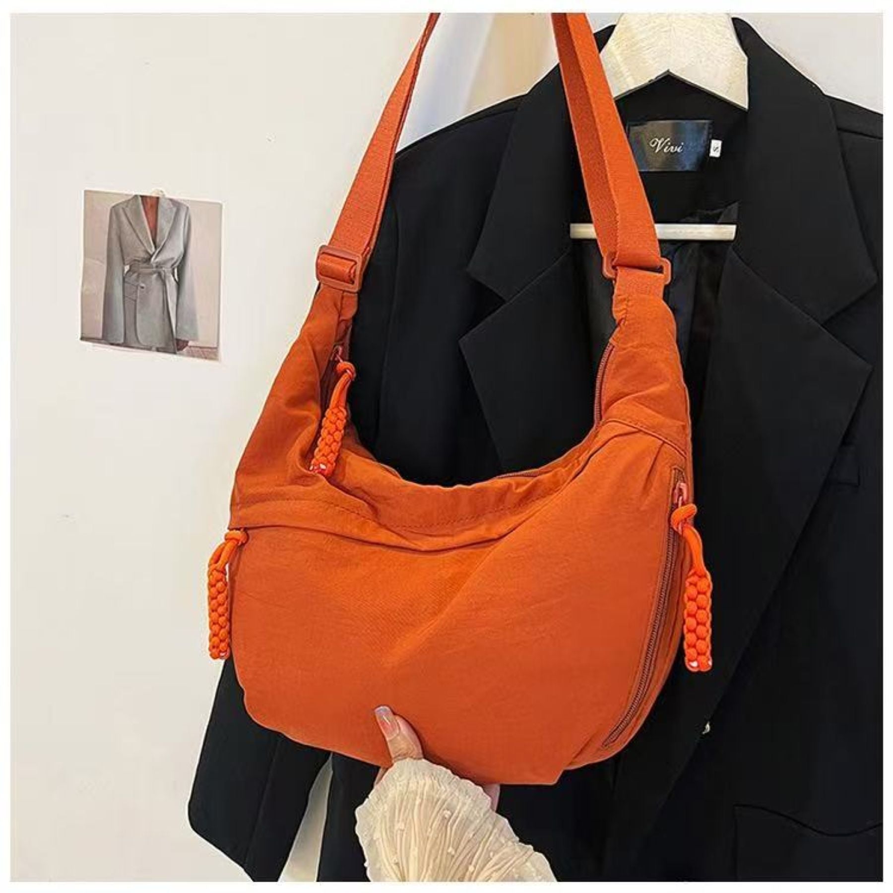 Nylon Crossbody Bag