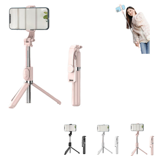 Adjustable Selfie Stick Equipped With A Stable Tripod