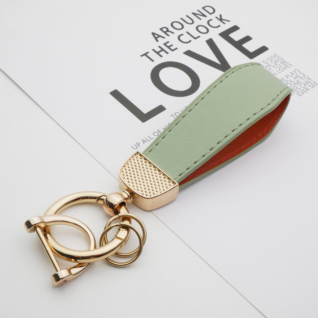 Leather Car Keychain