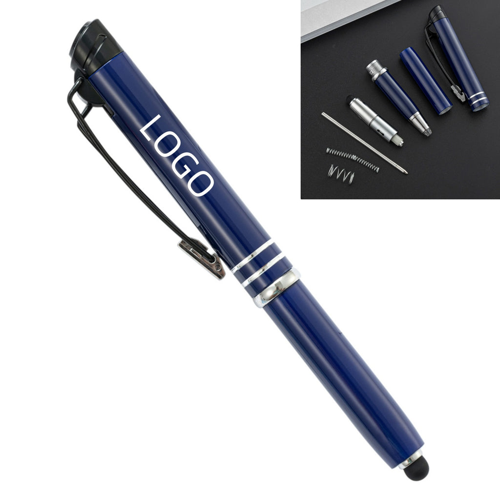 3-In-1 Ballpoint Pen with Stylus and Highlighter