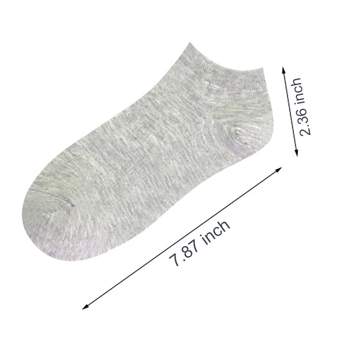 Unisex Cotton Solid Color Ankle Socks