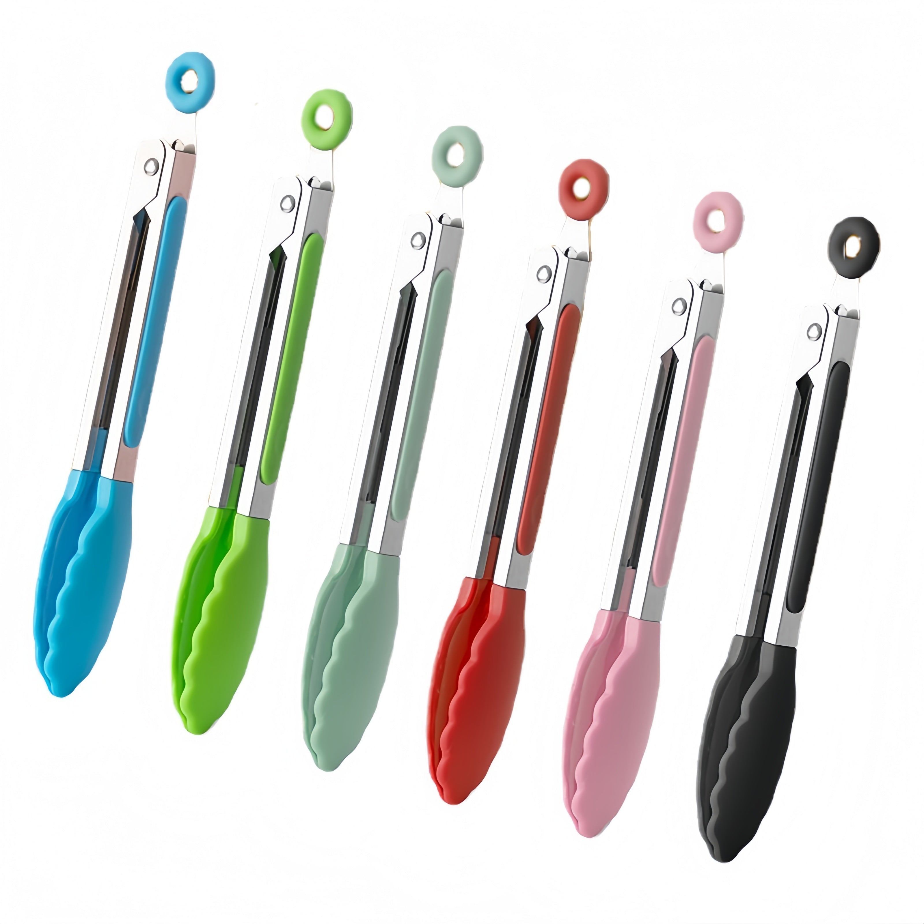 7 Inch Stainless Steel Kitchen Tongs