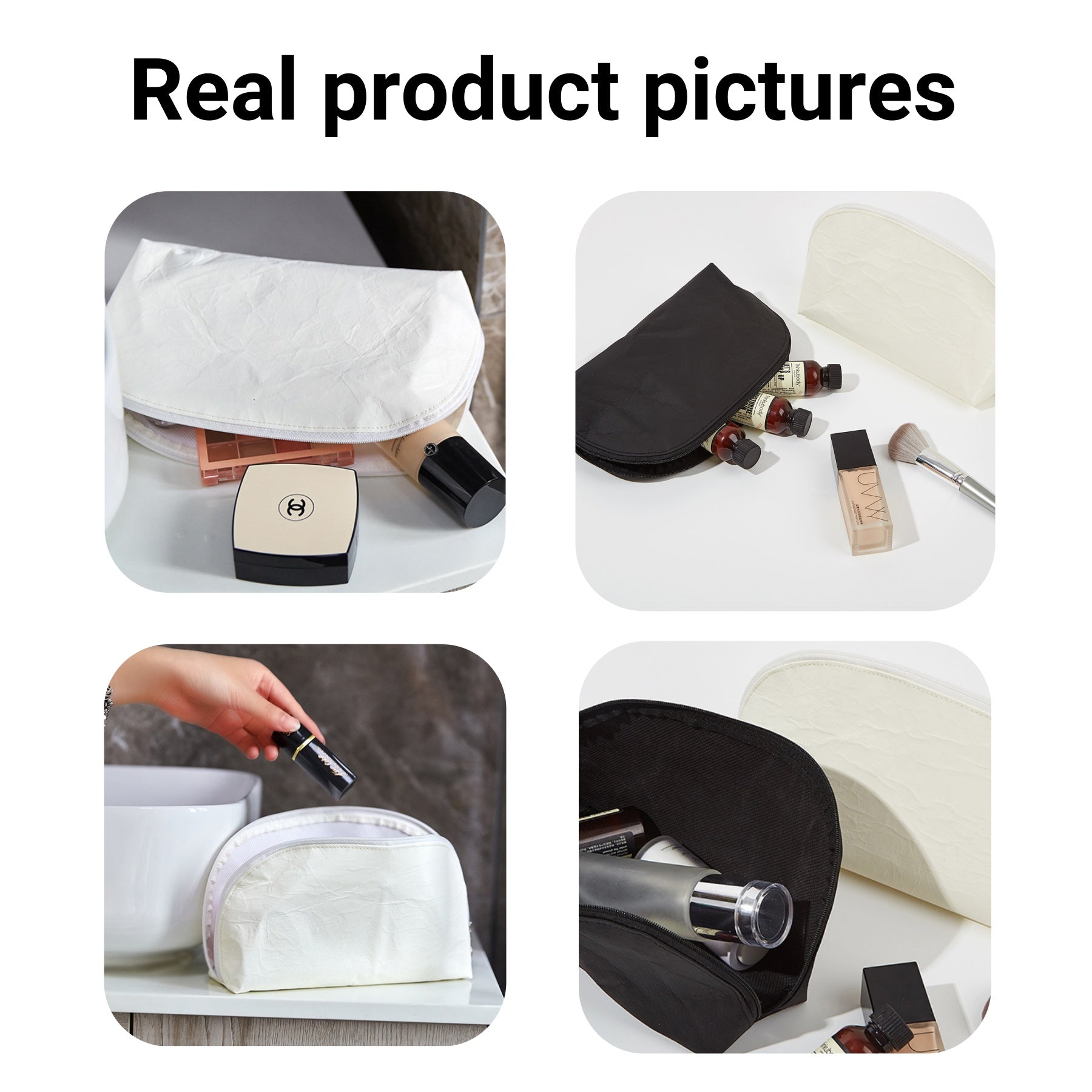 Portable Tyvek Makeup Bag