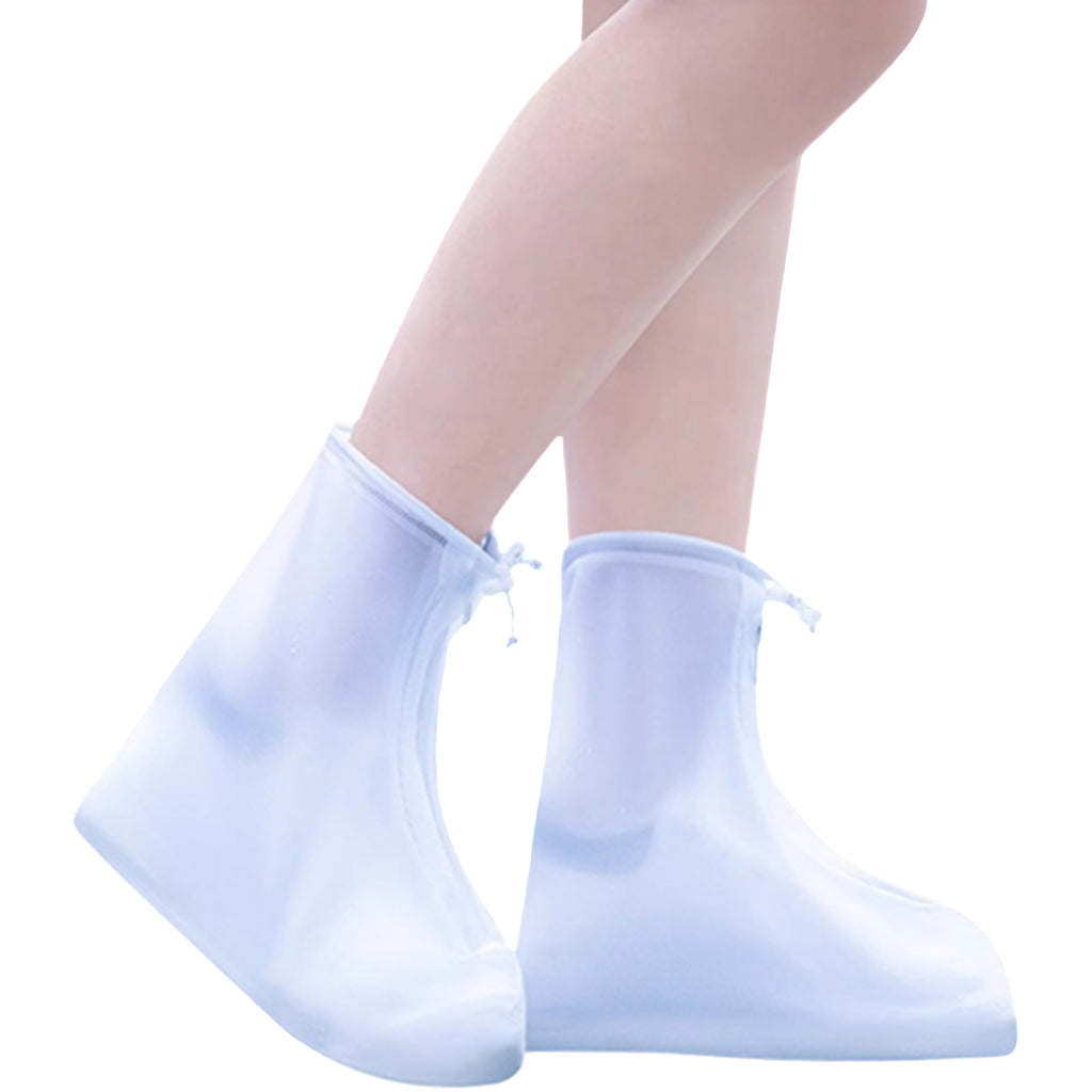 Waterproof Pvc Overshoes Slip Resistant All Sizes