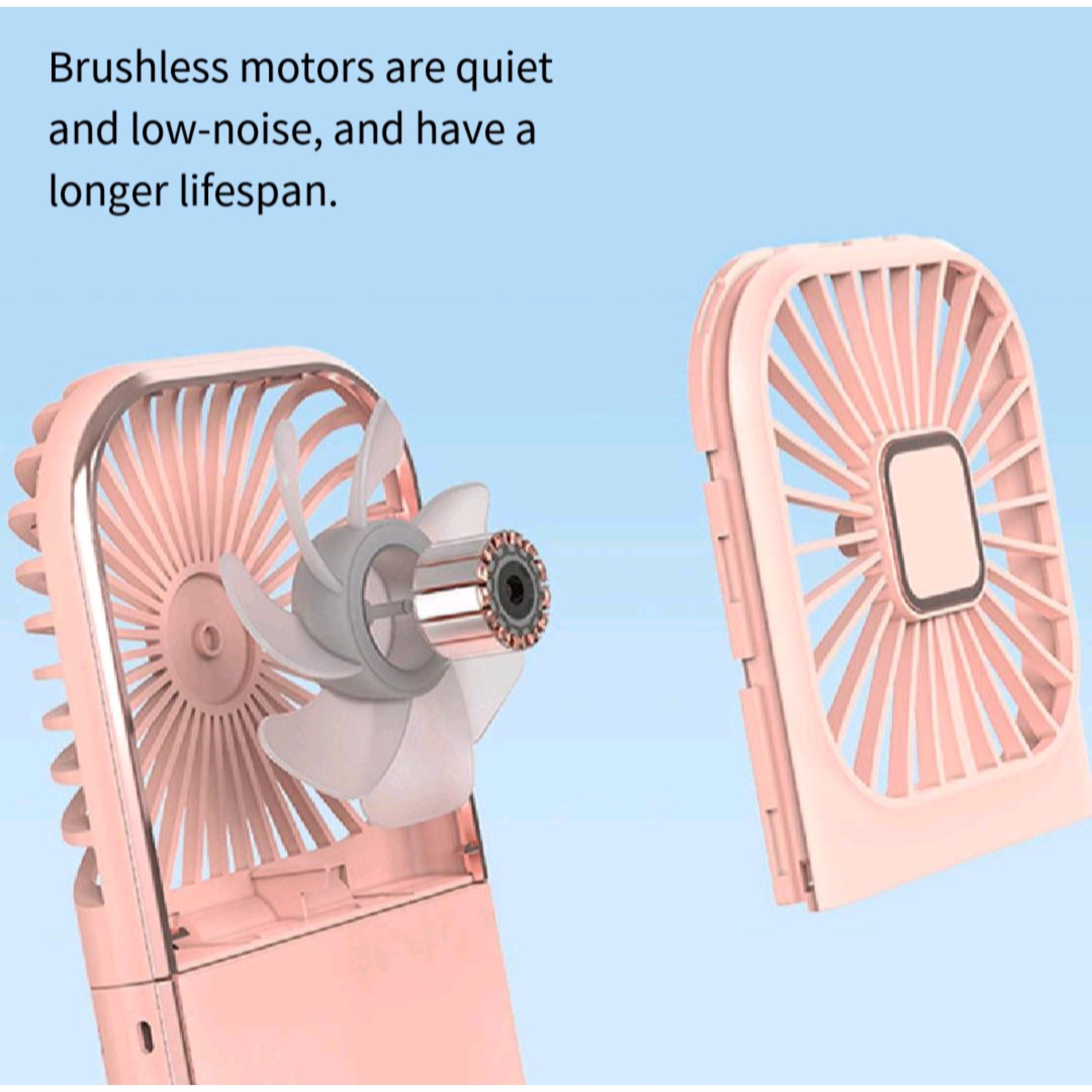 Neck Hanging Foldable Power Bank Fan