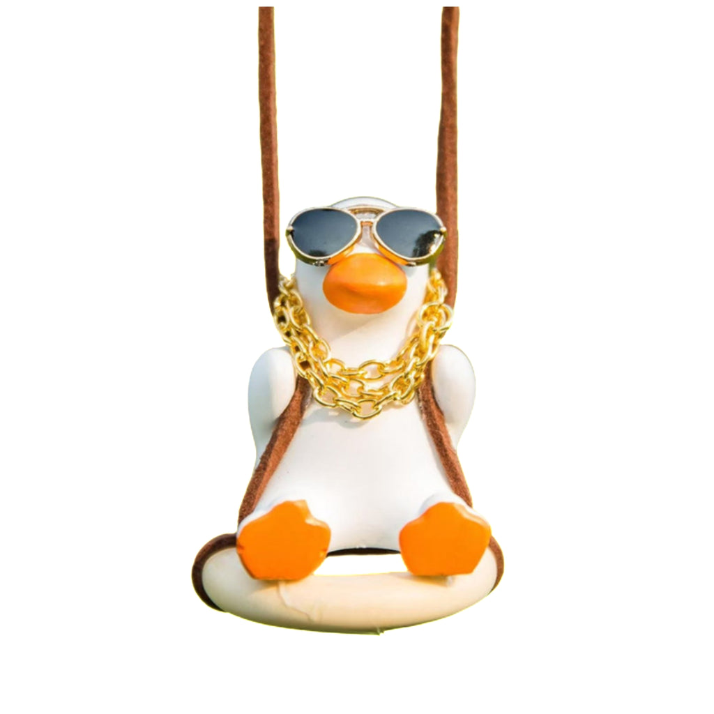 Swinging Duck Car Hanging Ornament