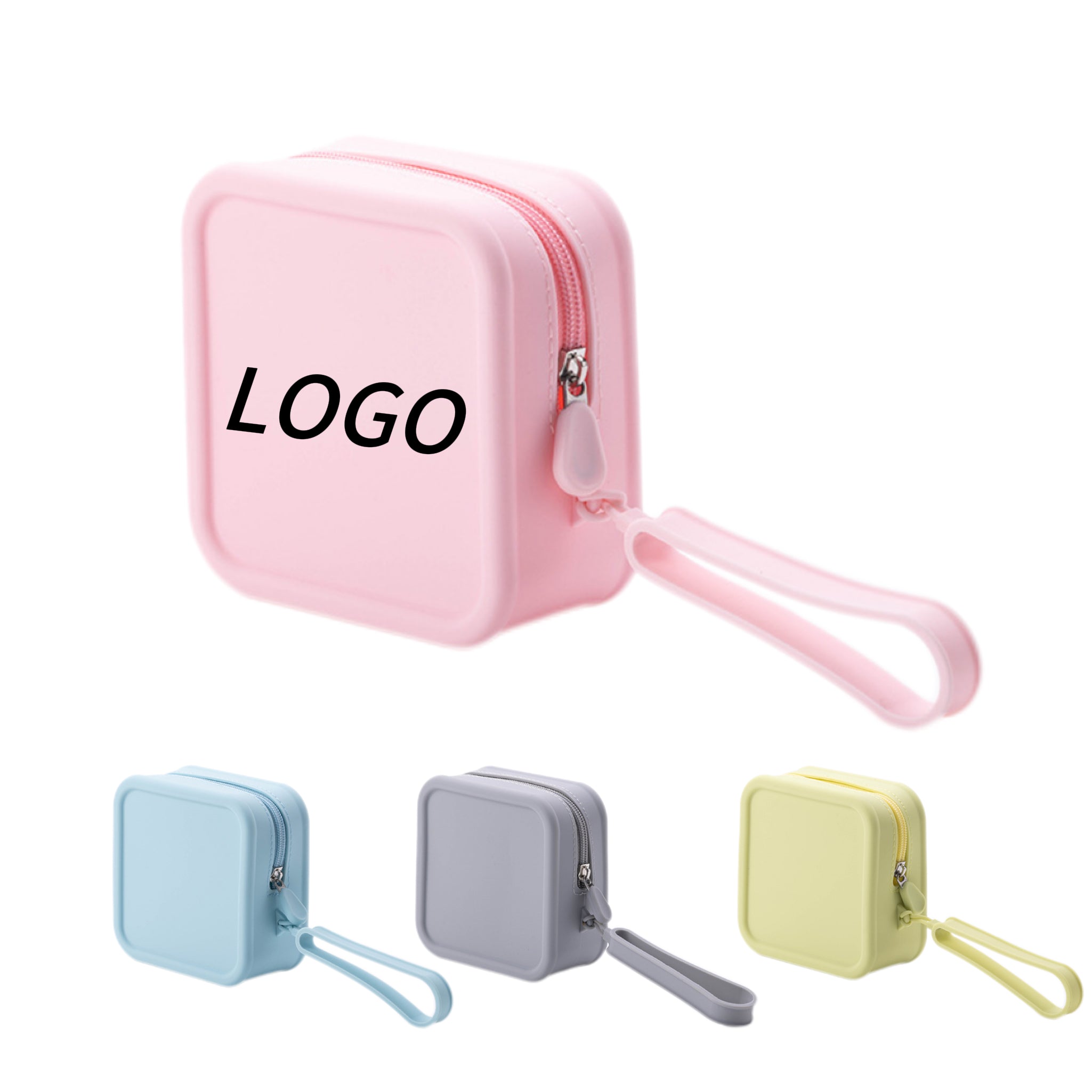 Silicone Square Cosmetic Bag