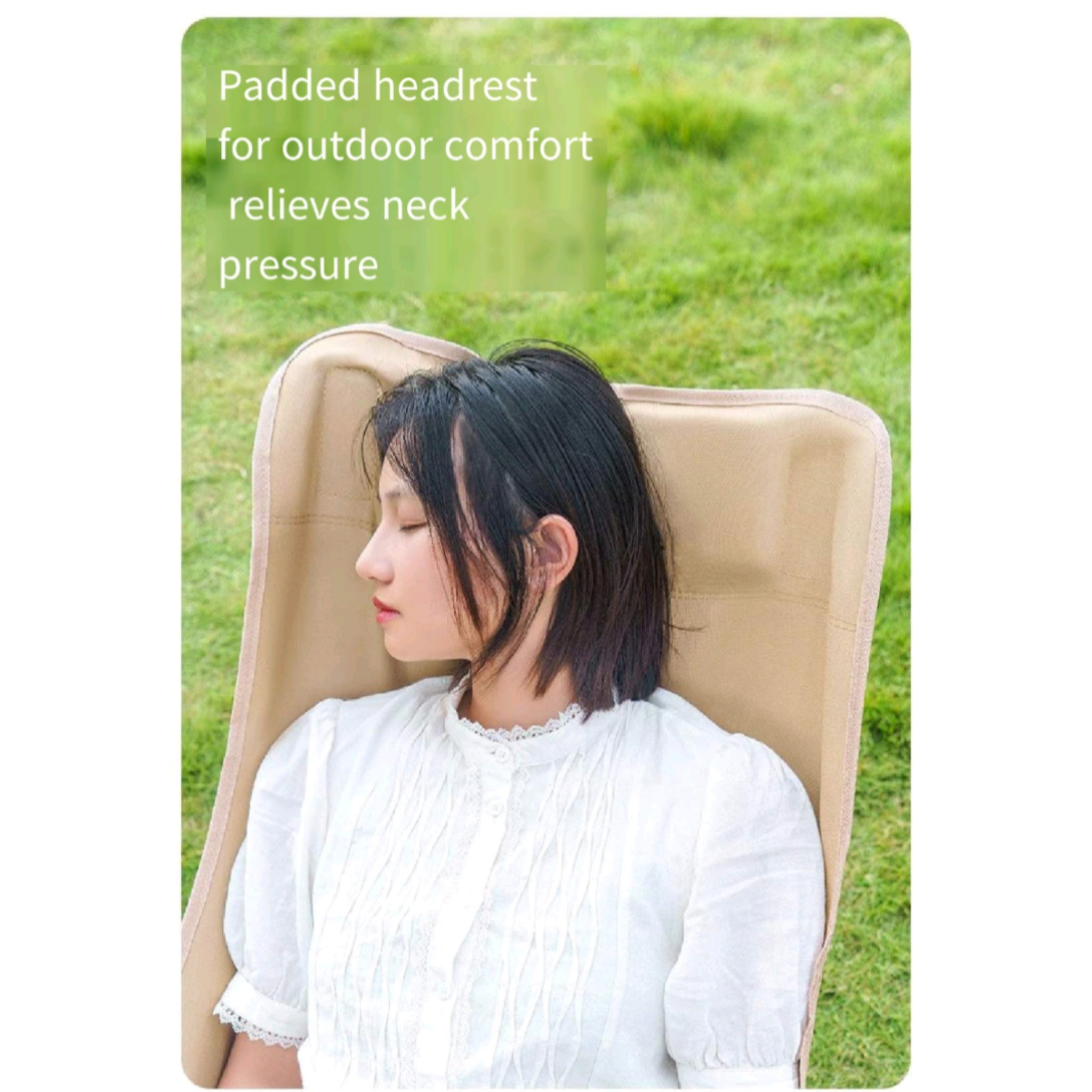 High Back Moon Chair With Footrest