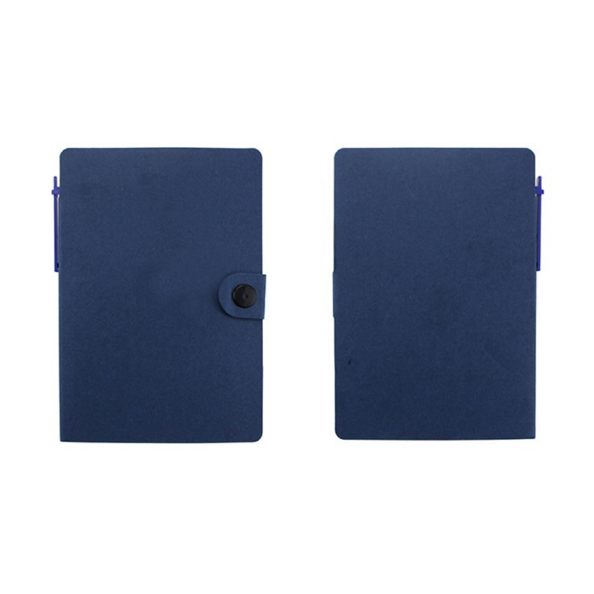 Eco-Friendly Button Strap Notebook with Pen