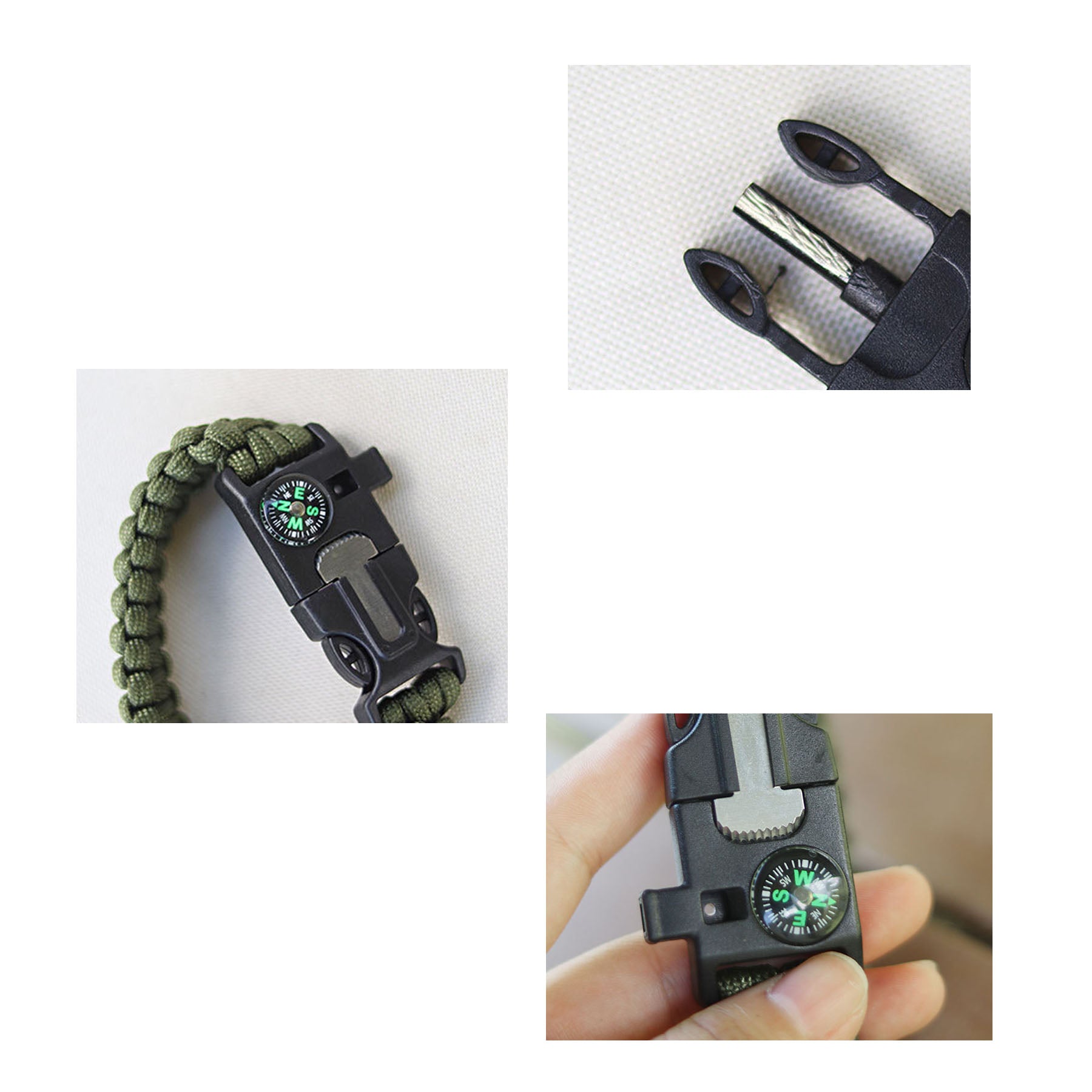 Camping Survival Braided Bracelet