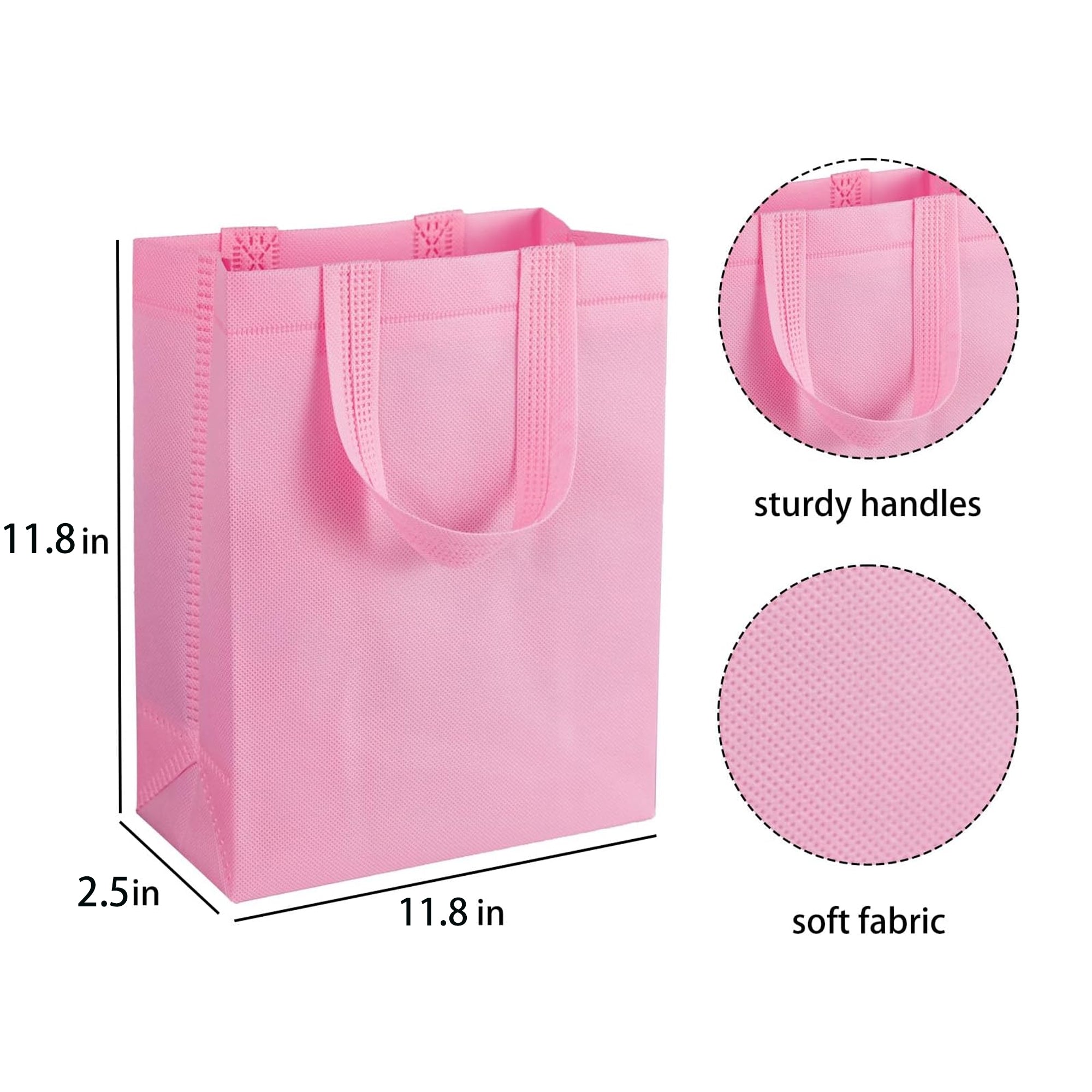 Color Reusable Gift Bags With Handles