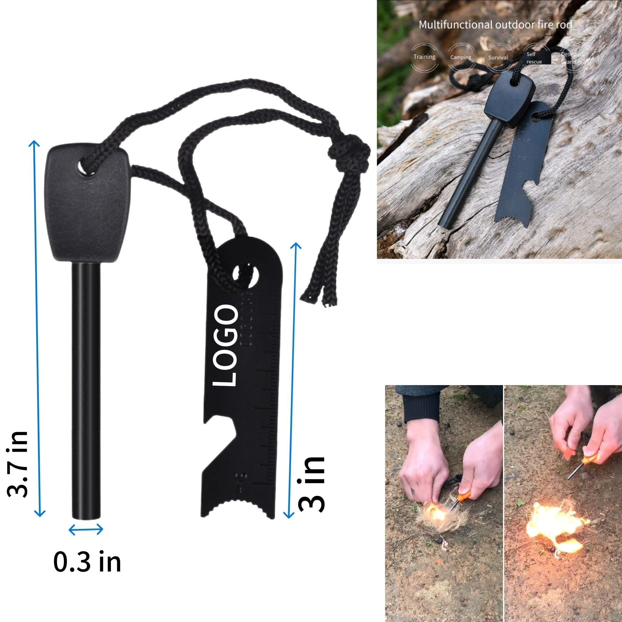 Outdoor Fire Starting Magnesium Rod